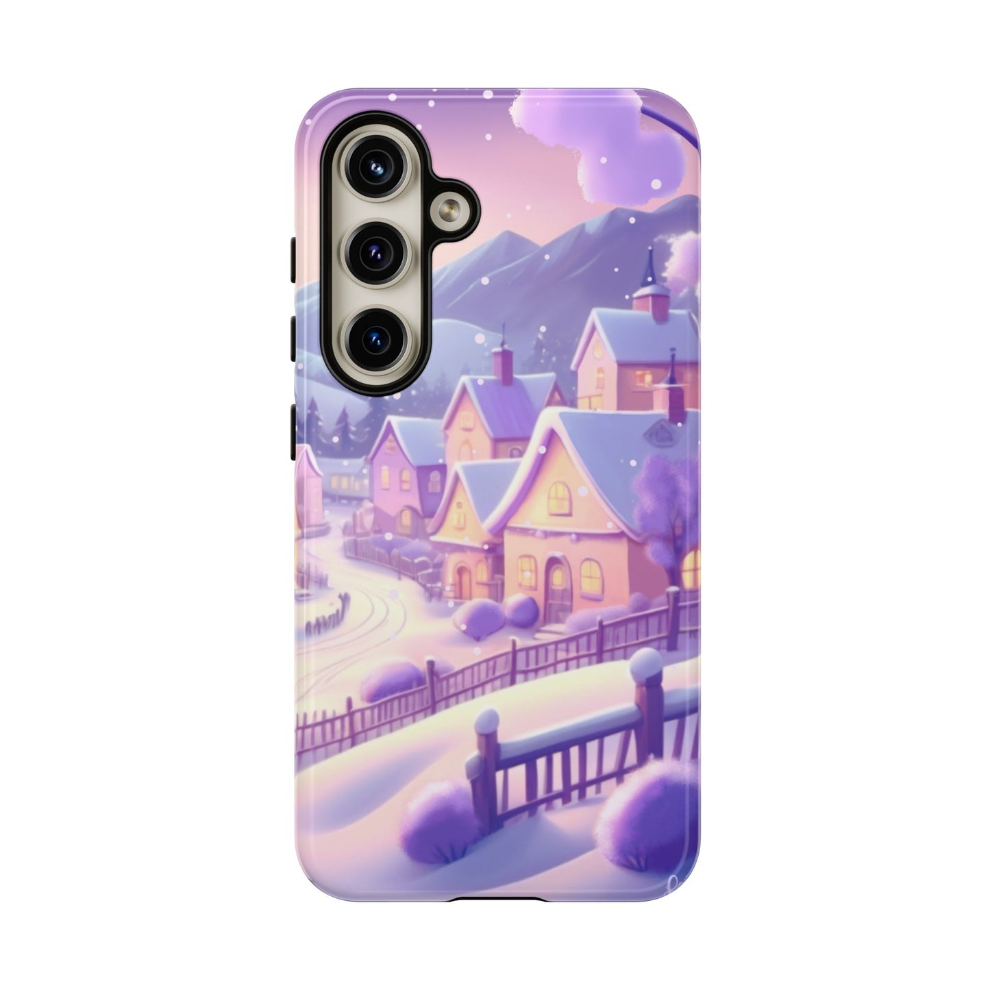 Purple Winter Wonderland Tough Phone Case