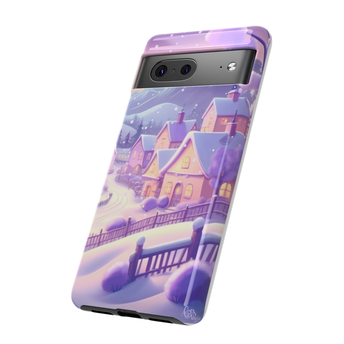 Purple Winter Wonderland Tough Phone Case