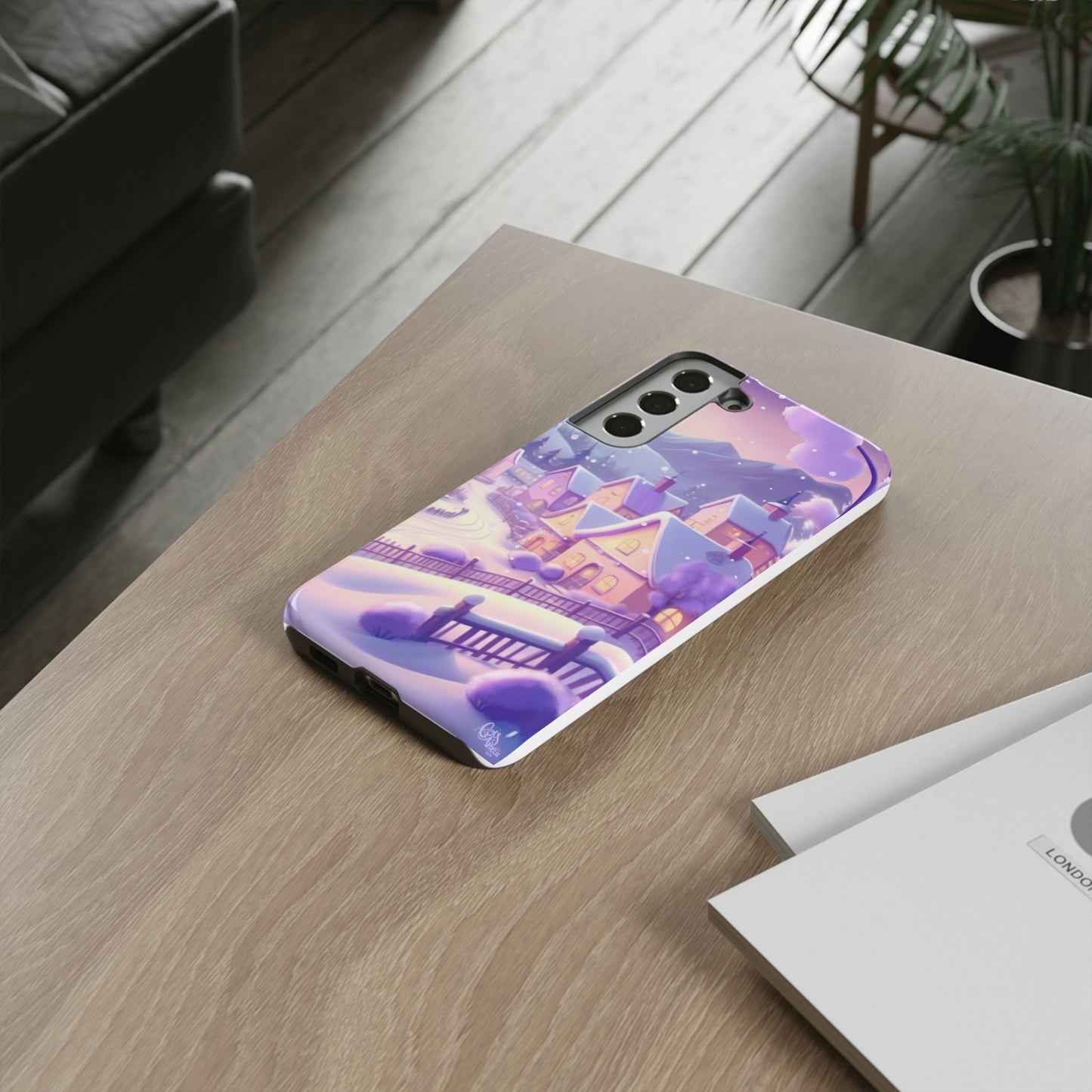 Purple Winter Wonderland Tough Phone Case