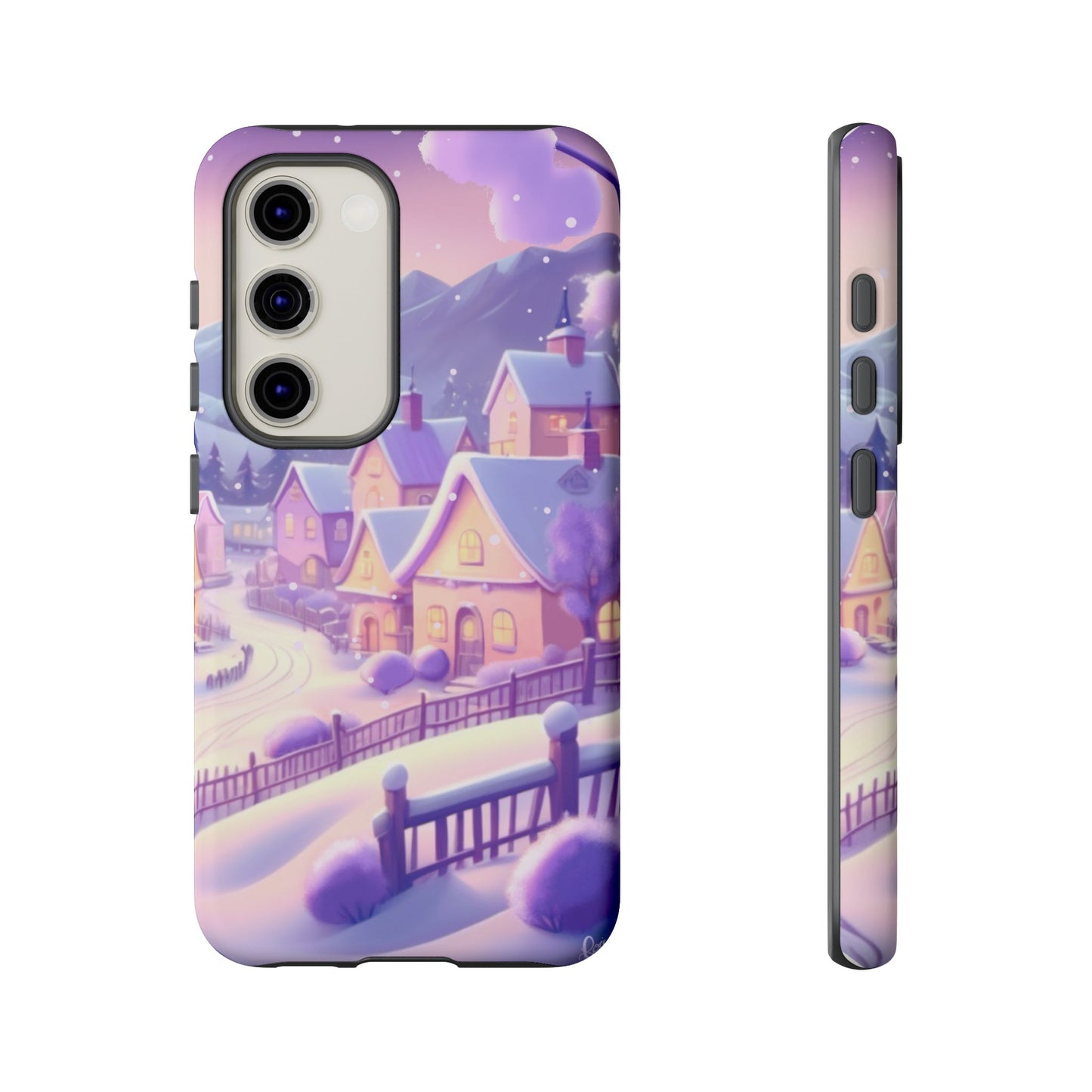 Purple Winter Wonderland Tough Phone Case