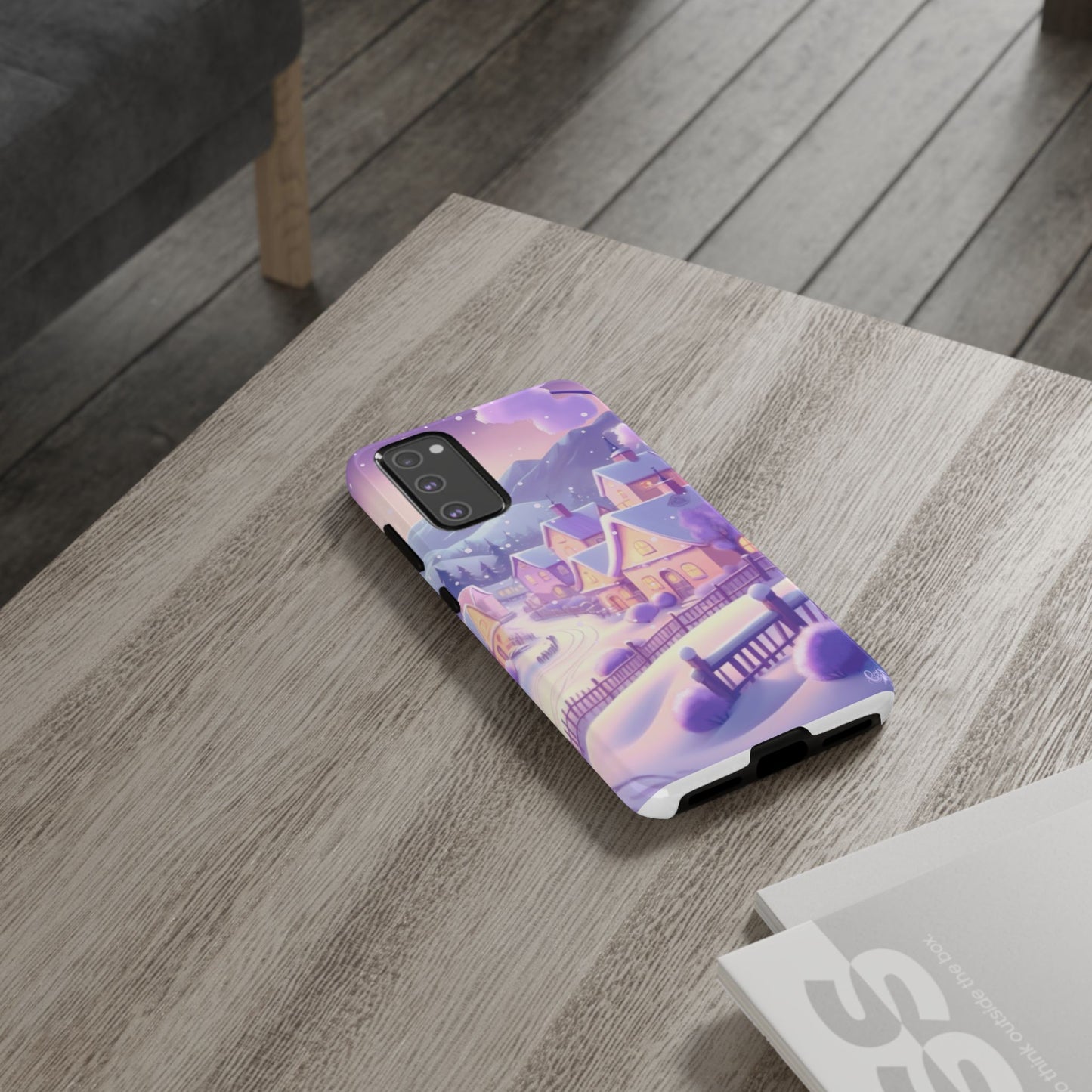 Purple Winter Wonderland Tough Phone Case