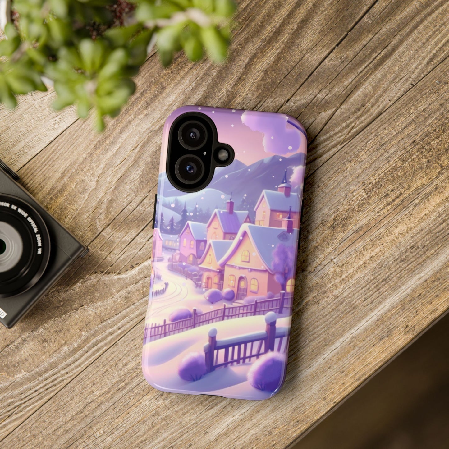 Purple Winter Wonderland Tough Phone Case