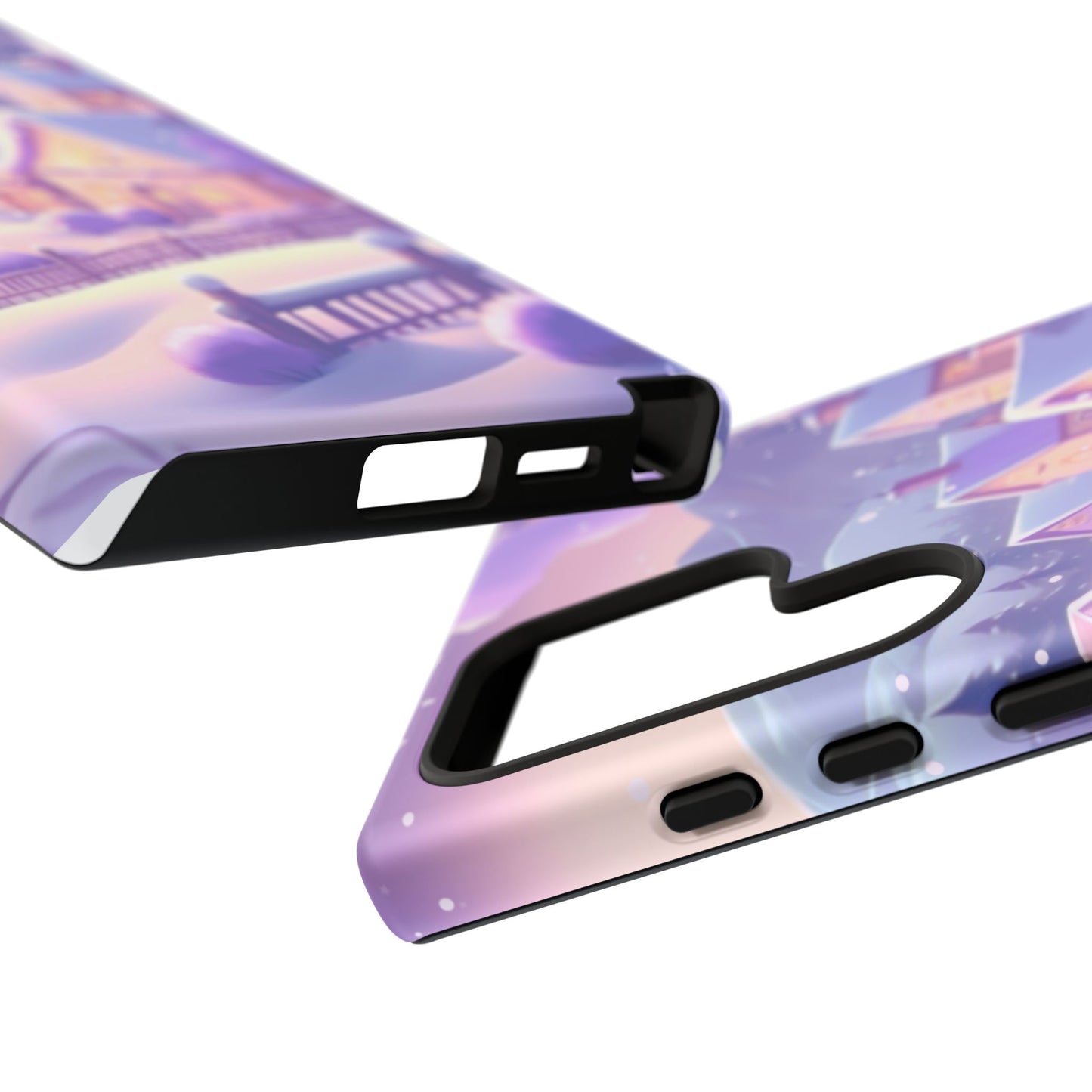 Purple Winter Wonderland Tough Phone Case