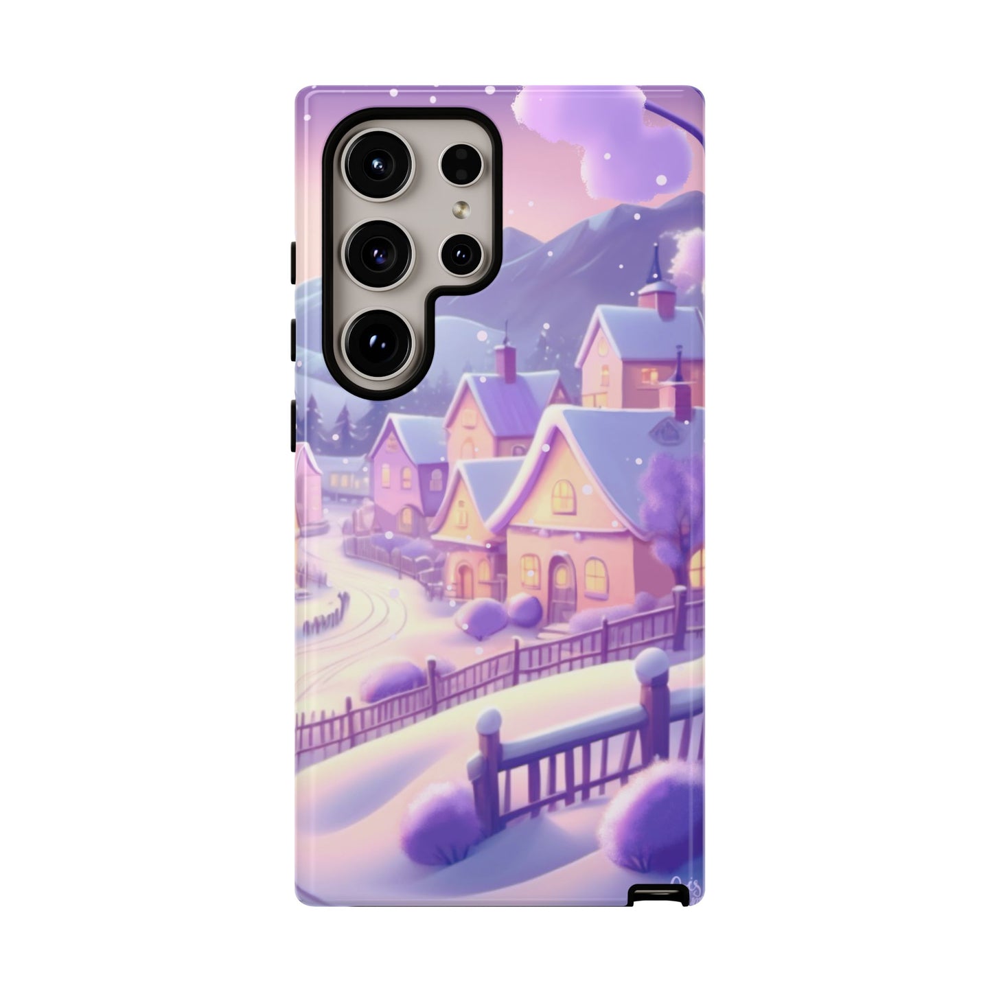 Purple Winter Wonderland Tough Phone Case