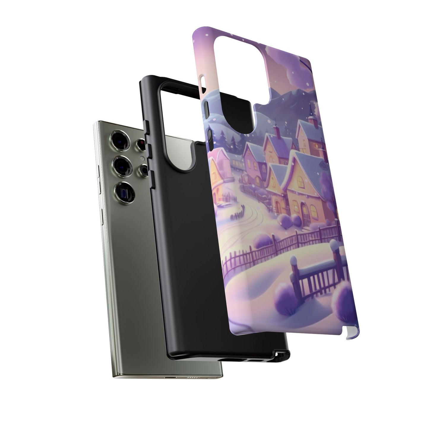 Purple Winter Wonderland Tough Phone Case