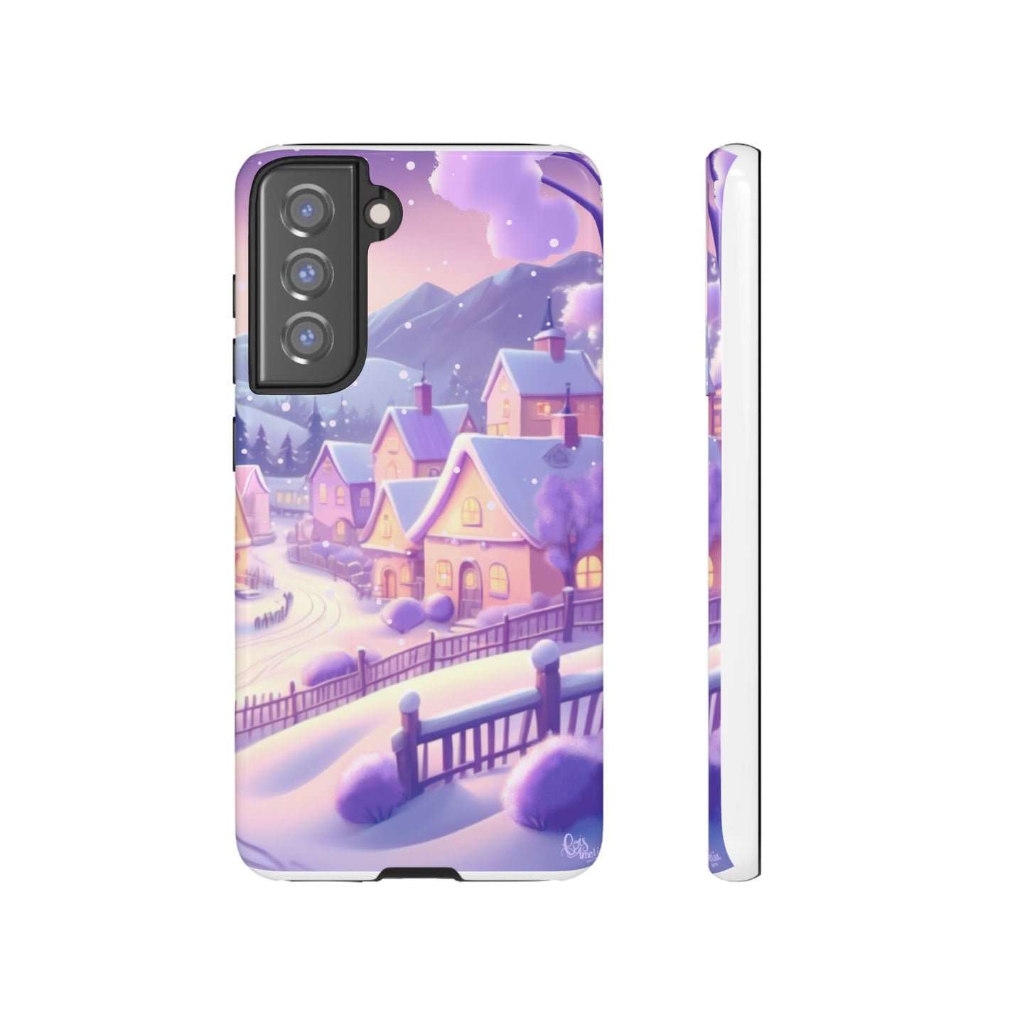 Purple Winter Wonderland Tough Phone Case