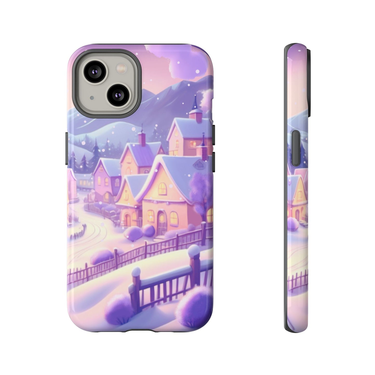 Purple Winter Wonderland Tough Phone Case