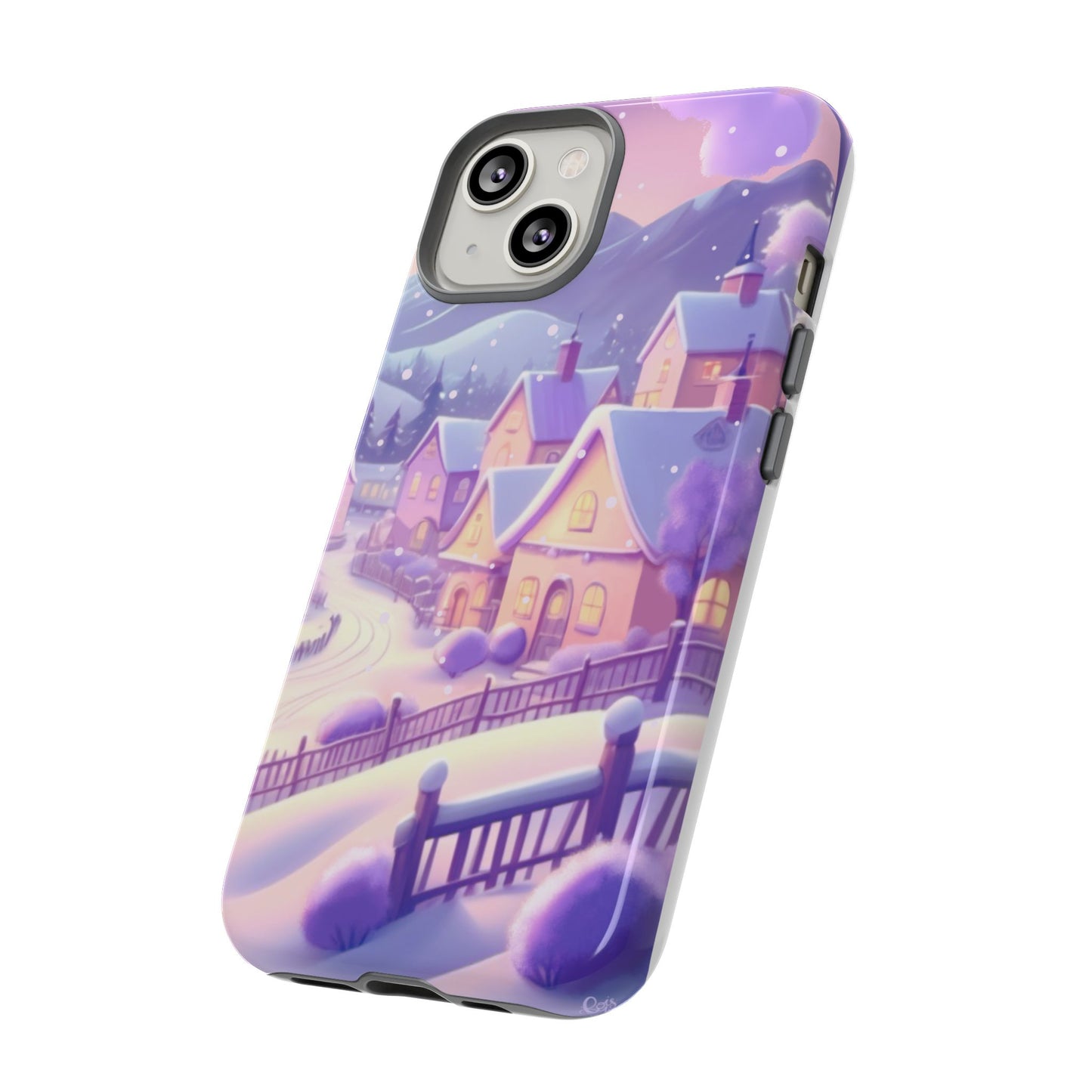 Purple Winter Wonderland Tough Phone Case