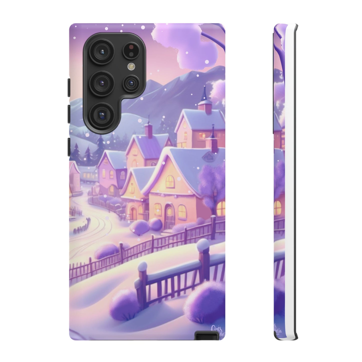 Purple Winter Wonderland Tough Phone Case