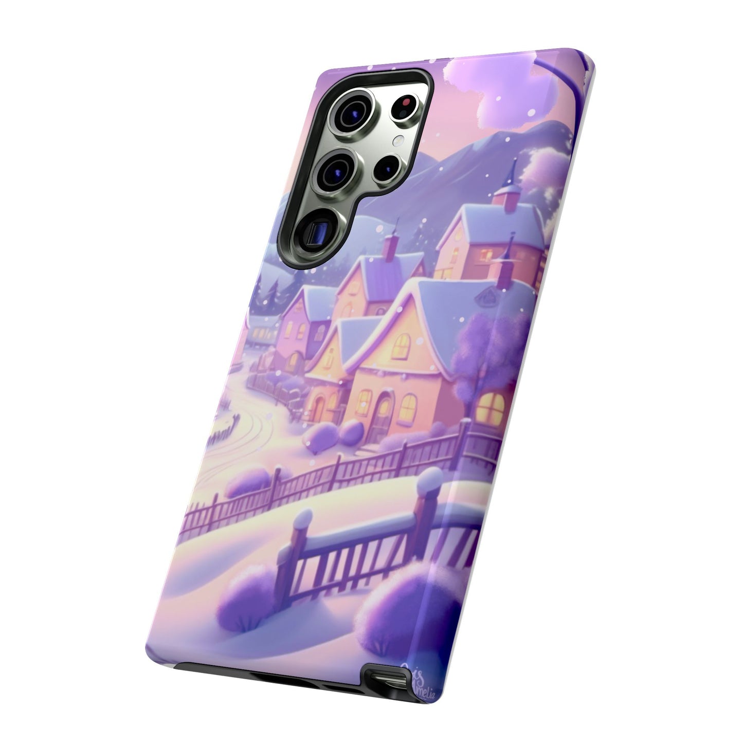 Purple Winter Wonderland Tough Phone Case