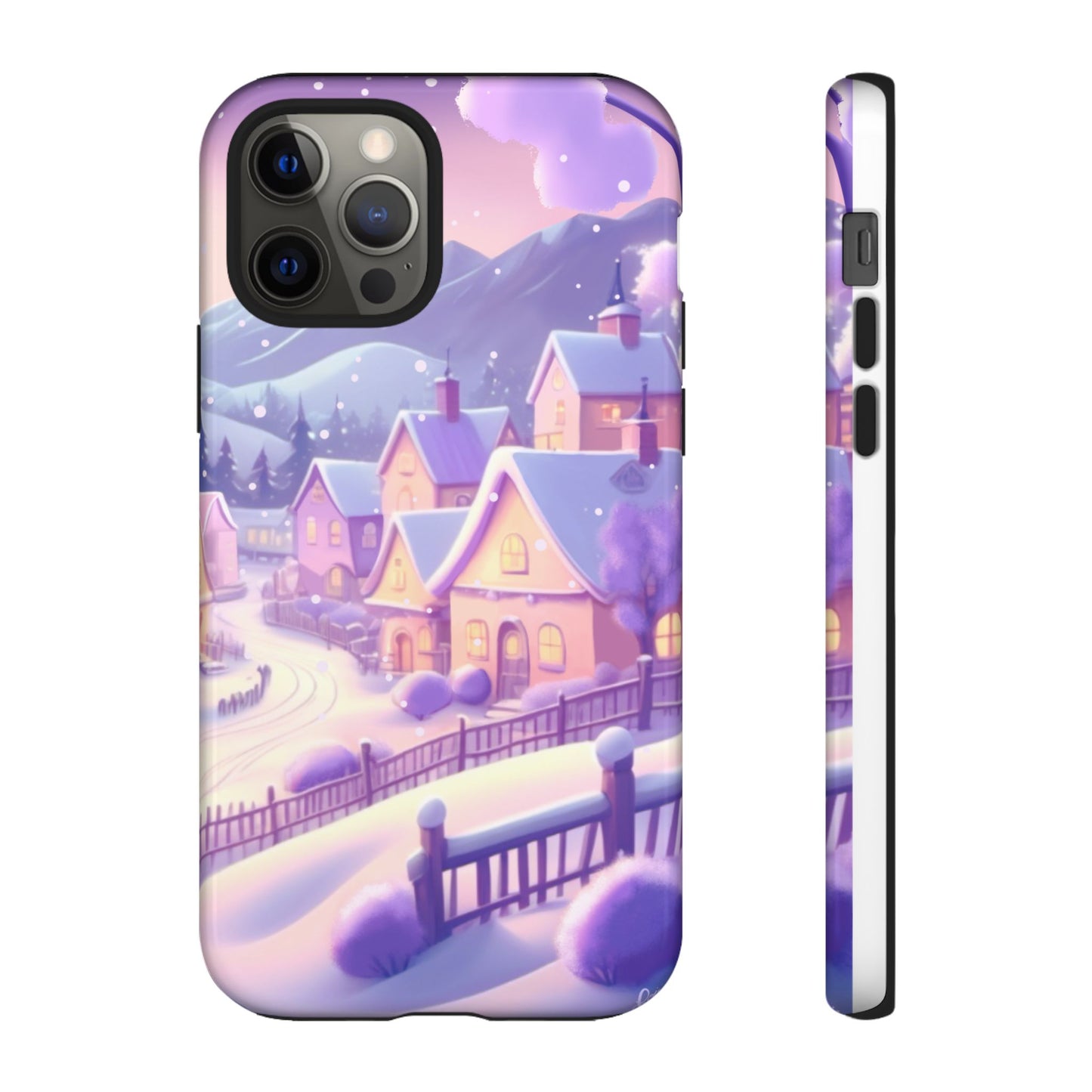 Purple Winter Wonderland Tough Phone Case