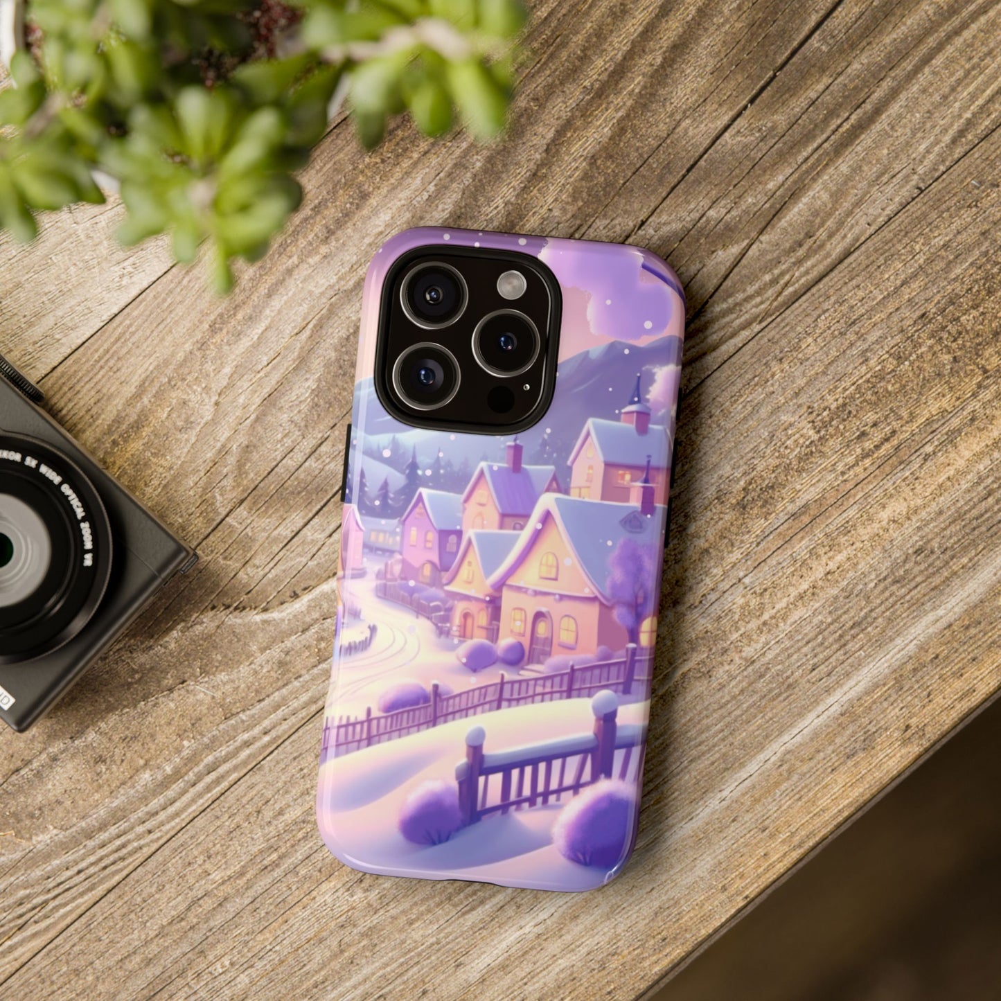 Purple Winter Wonderland Tough Phone Case