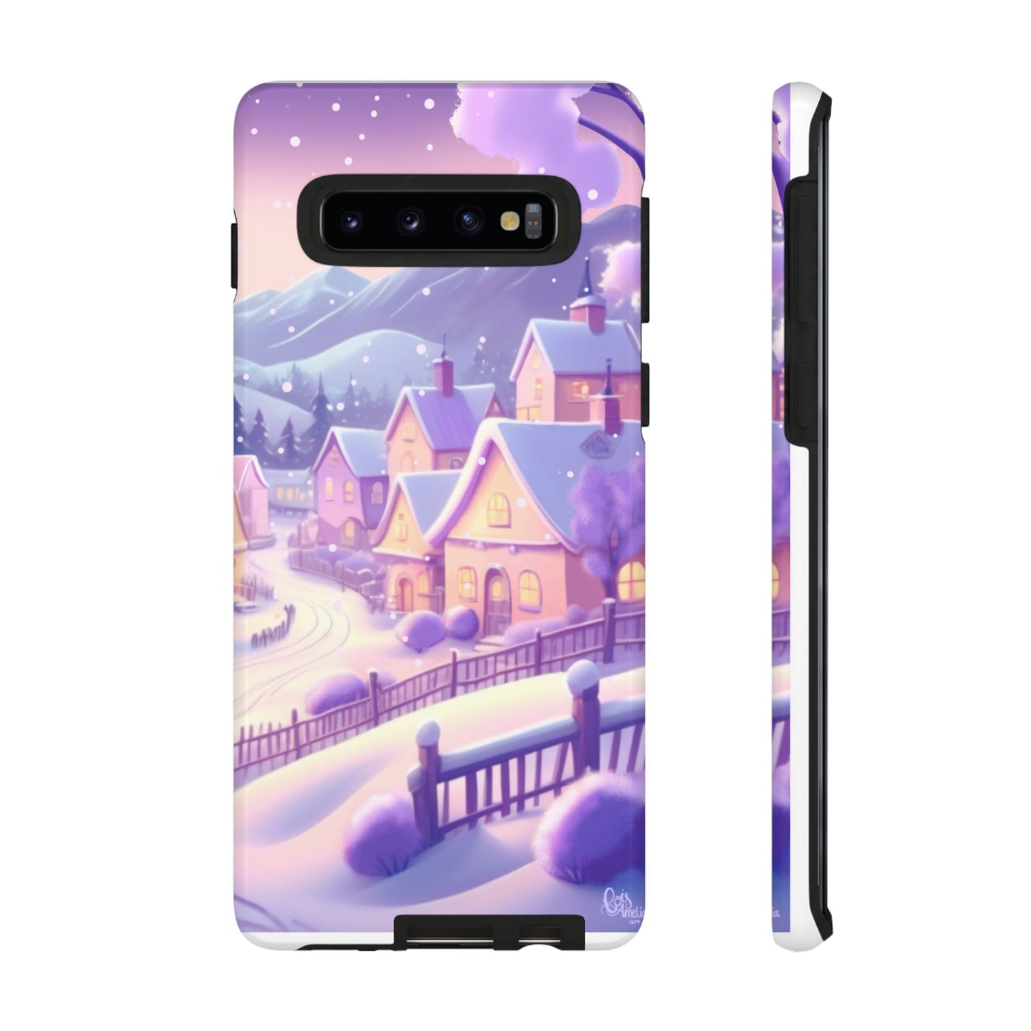 Purple Winter Wonderland Tough Phone Case