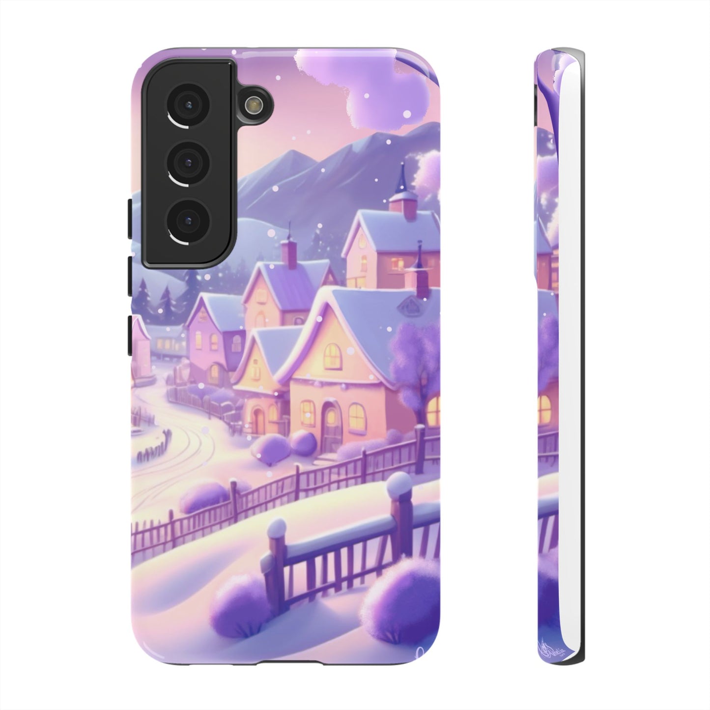 Purple Winter Wonderland Tough Phone Case