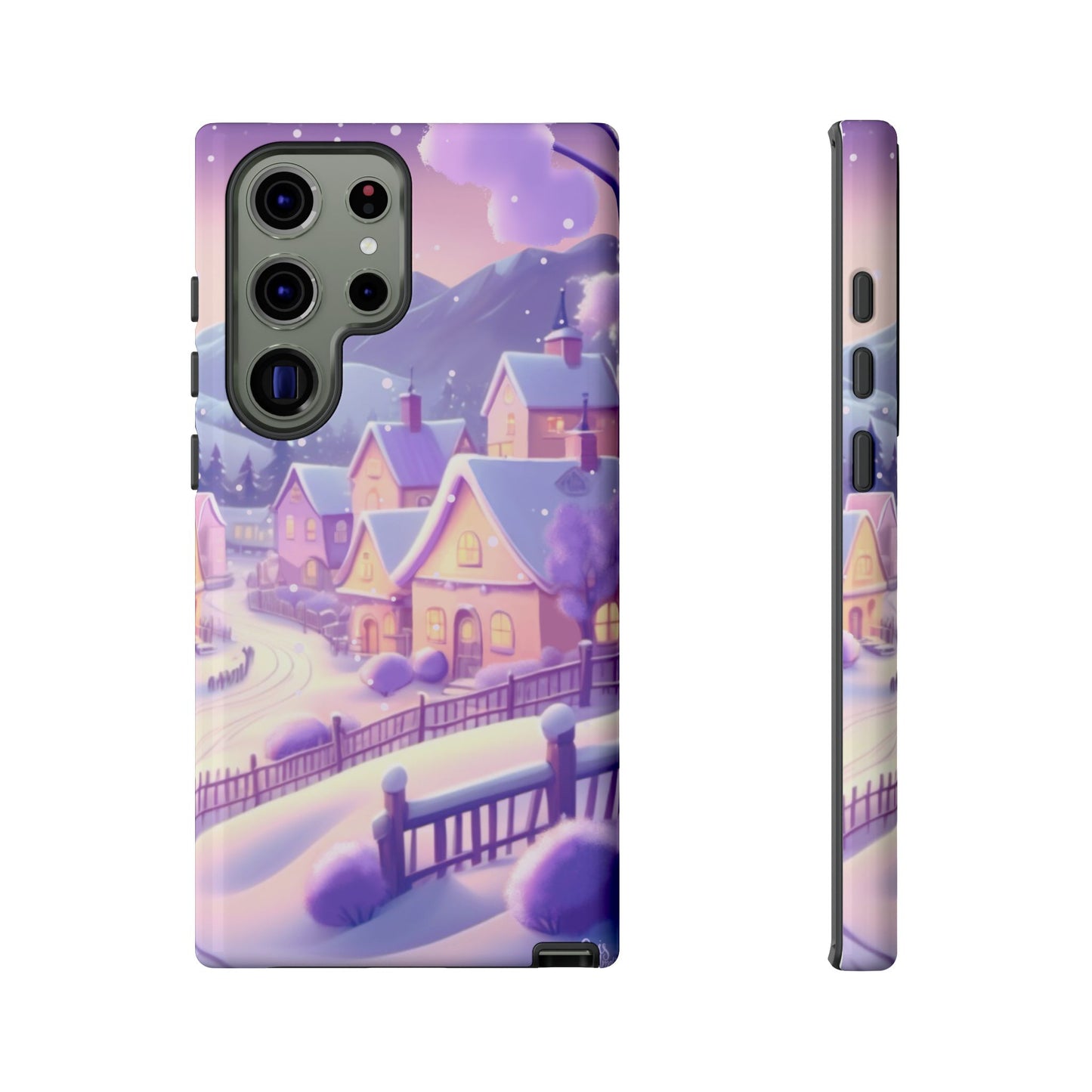 Purple Winter Wonderland Tough Phone Case