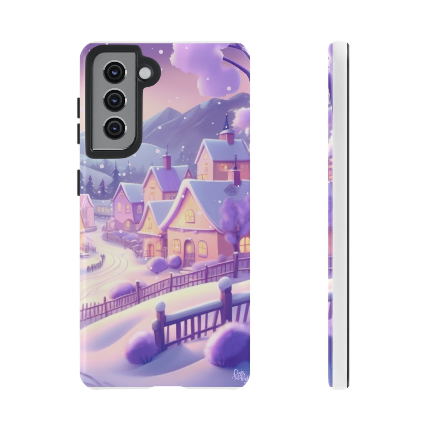 Purple Winter Wonderland Tough Phone Case