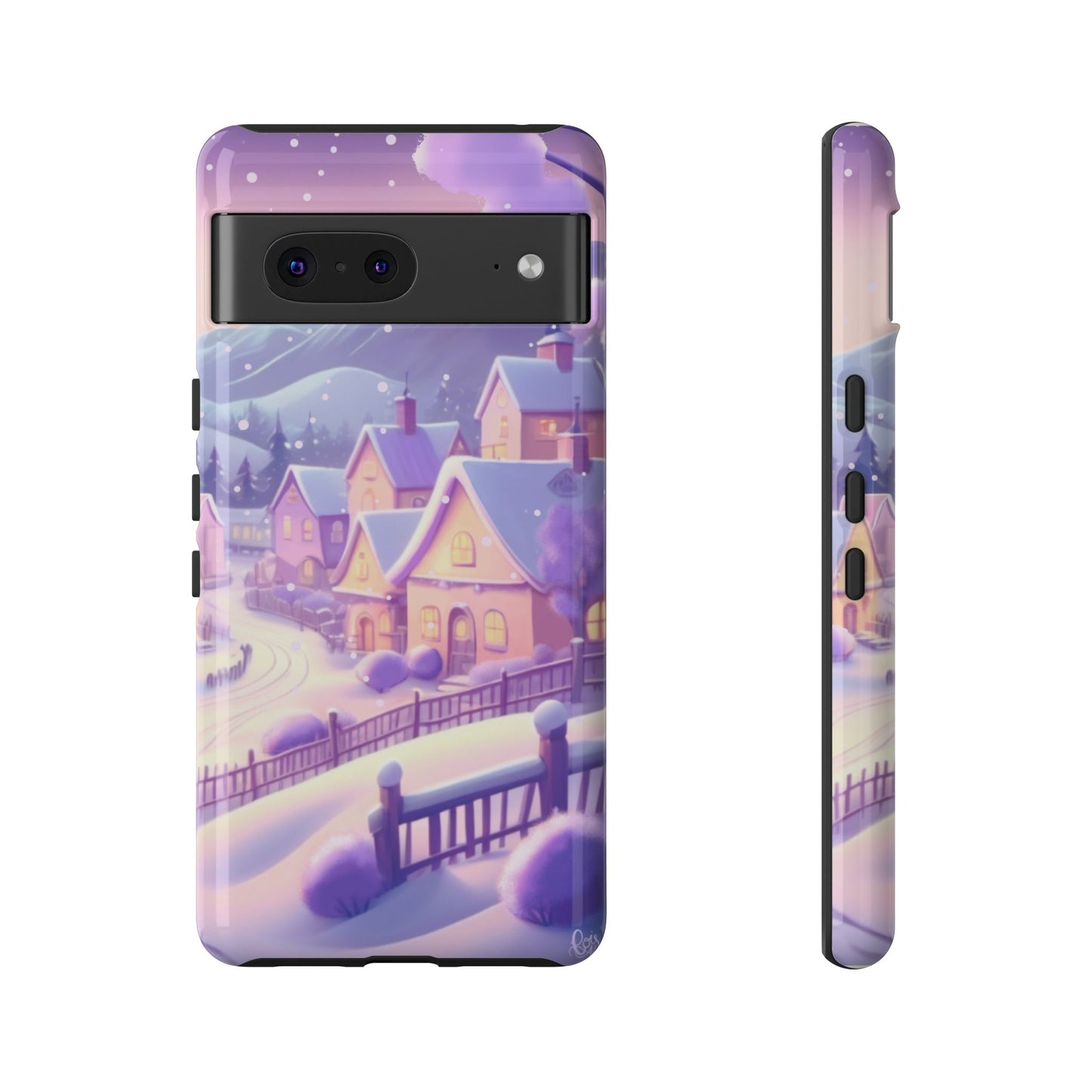 Purple Winter Wonderland Tough Phone Case