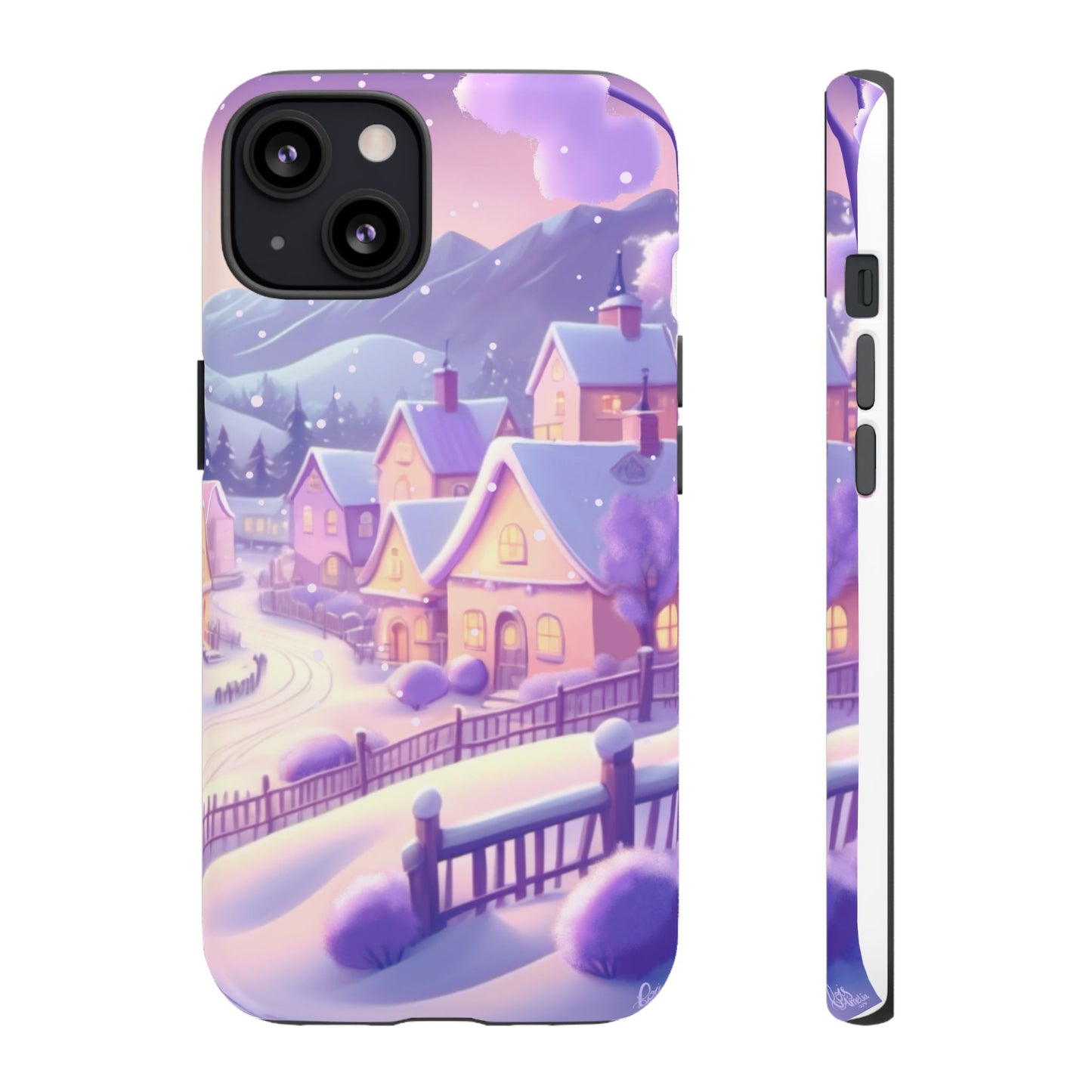 Purple Winter Wonderland Tough Phone Case