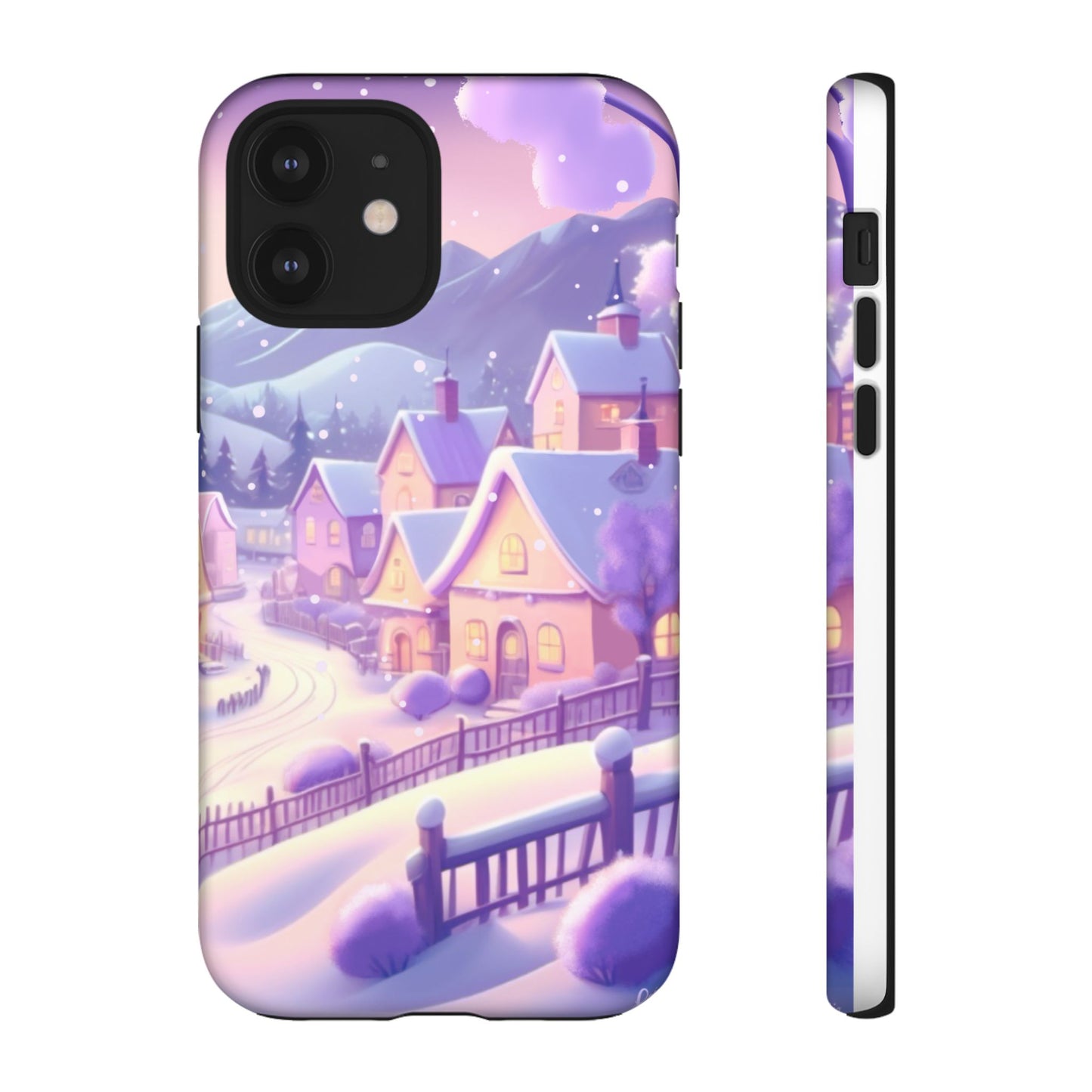 Purple Winter Wonderland Tough Phone Case