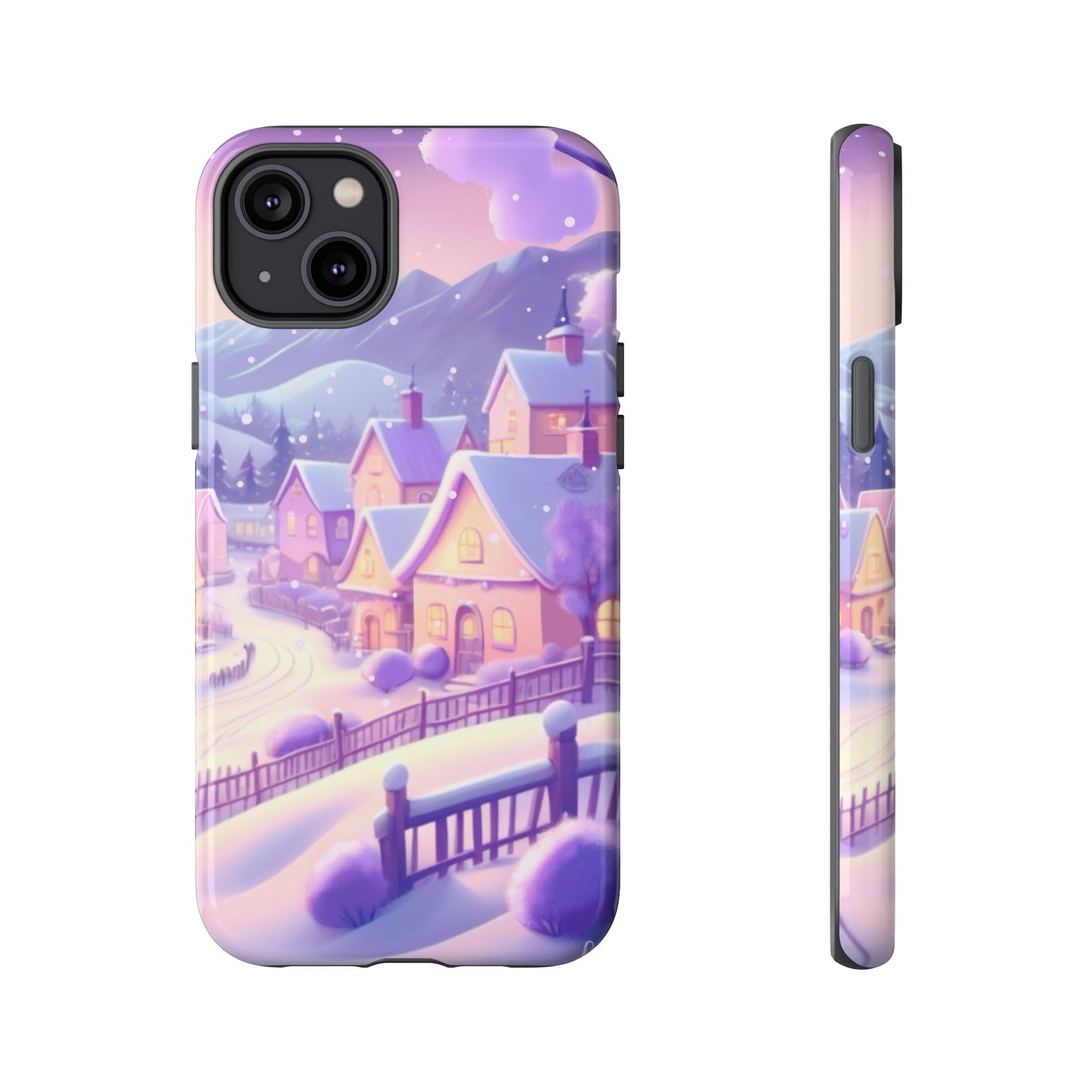 Purple Winter Wonderland Tough Phone Case