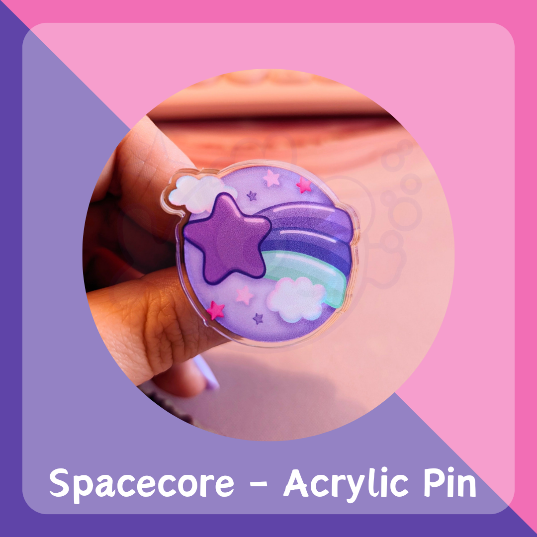 My Shooting Star - Acrylic Pin - Spacecore