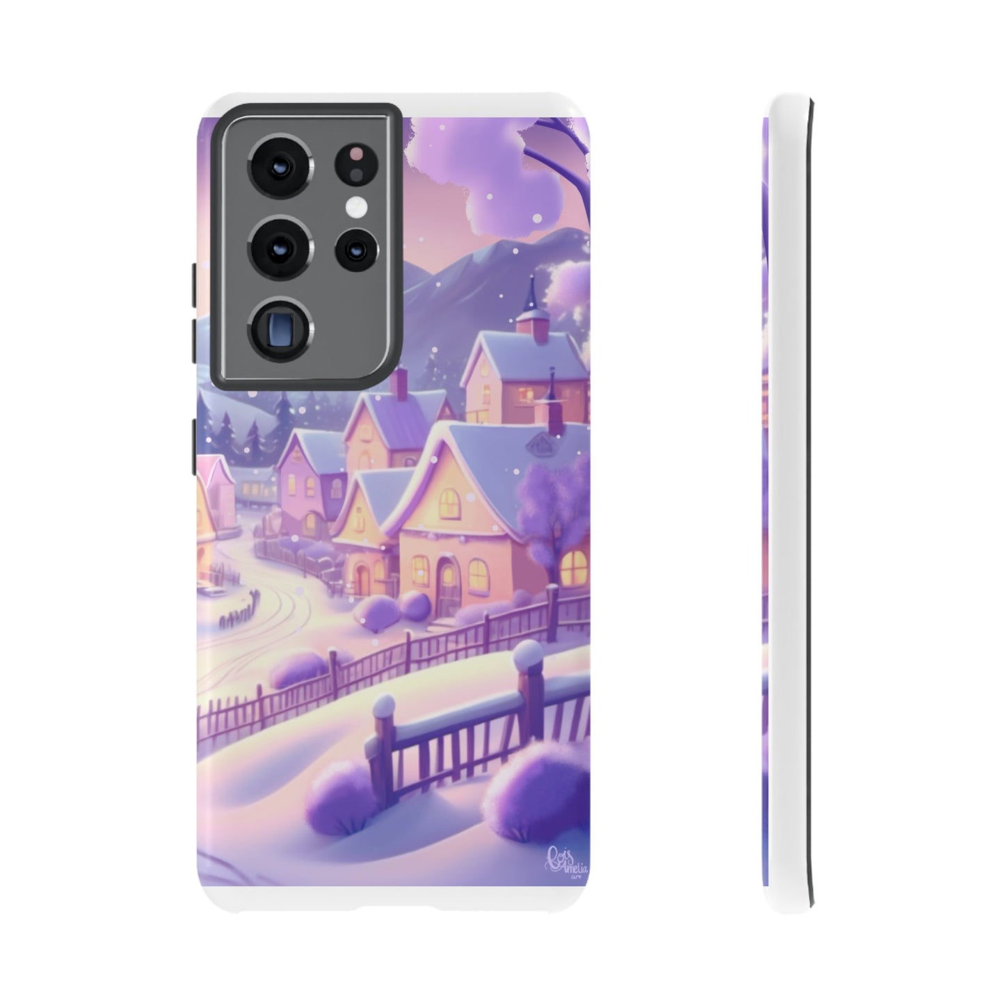 Purple Winter Wonderland Tough Phone Case