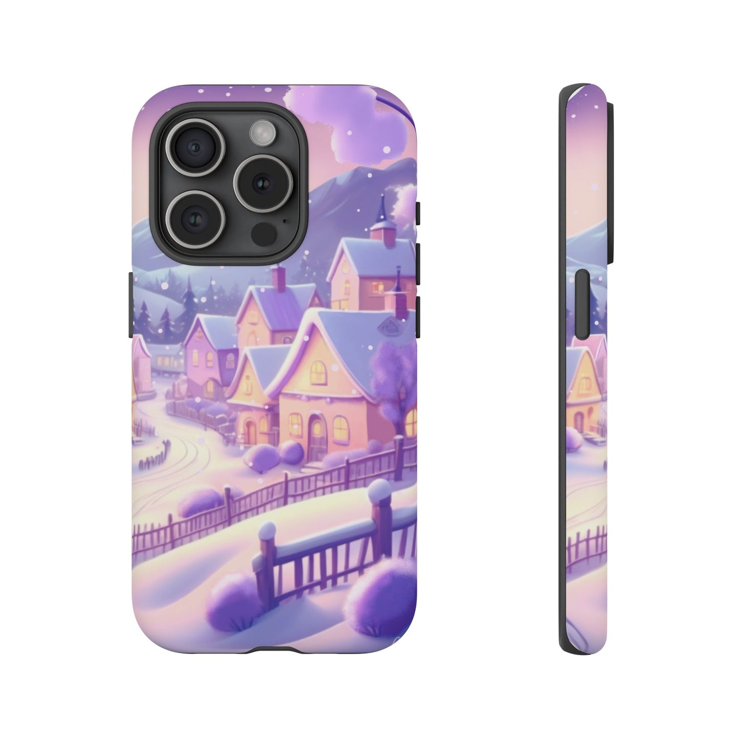 Purple Winter Wonderland Tough Phone Case