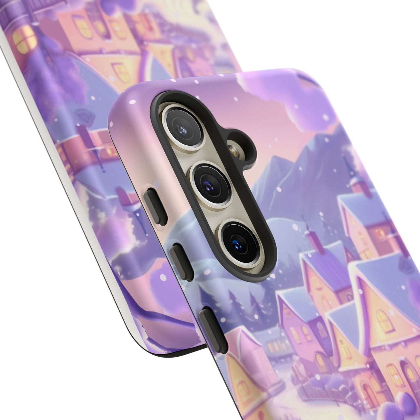 Purple Winter Wonderland Tough Phone Case