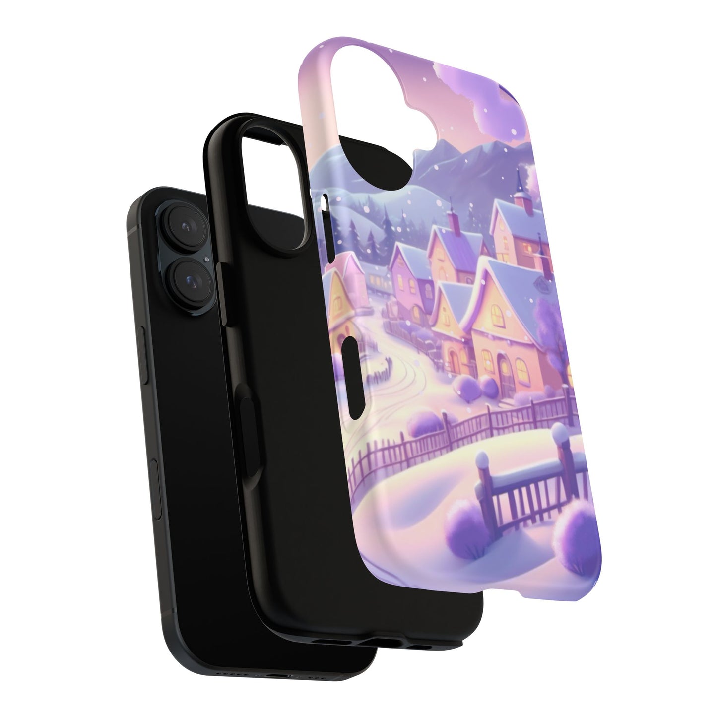 Purple Winter Wonderland Tough Phone Case