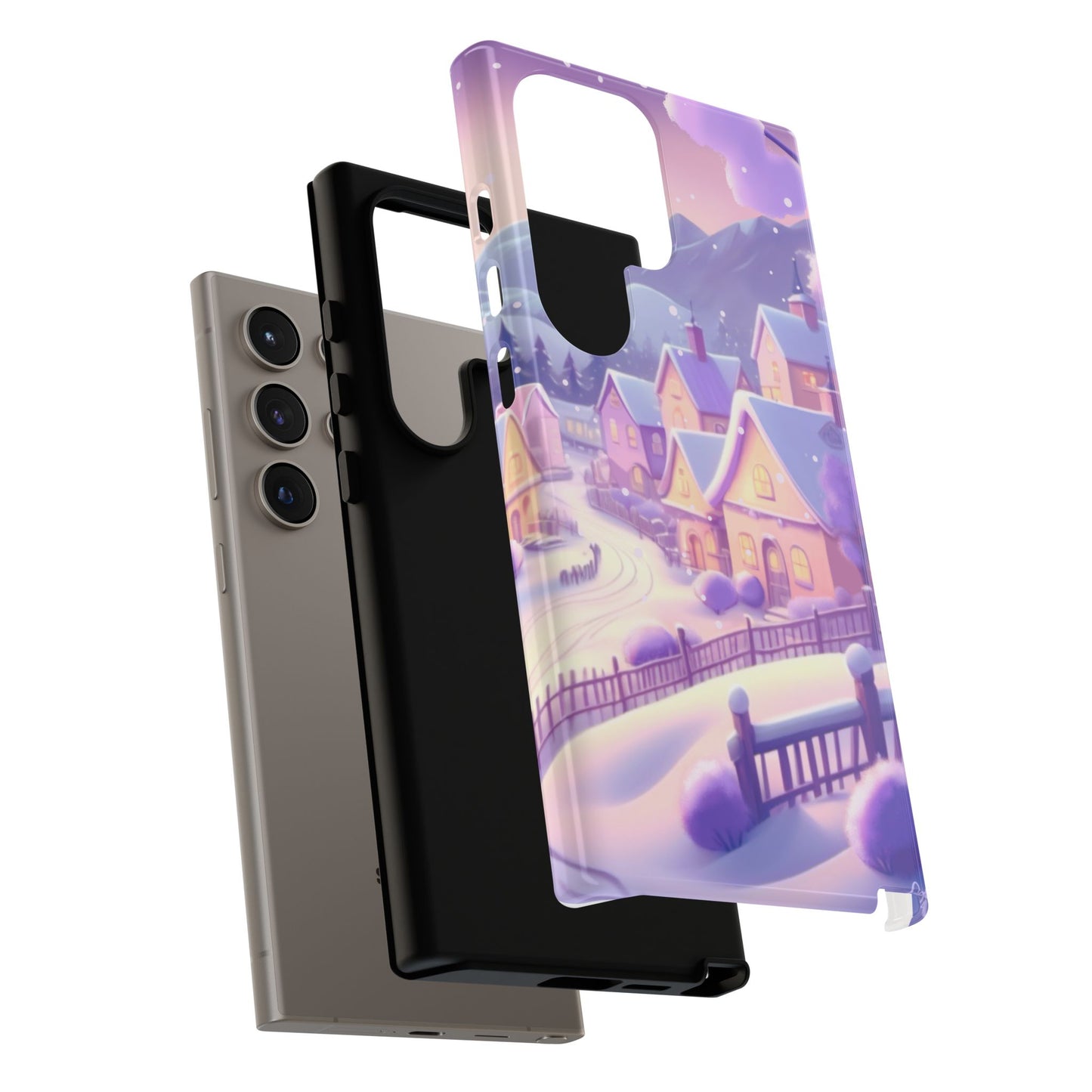 Purple Winter Wonderland Tough Phone Case