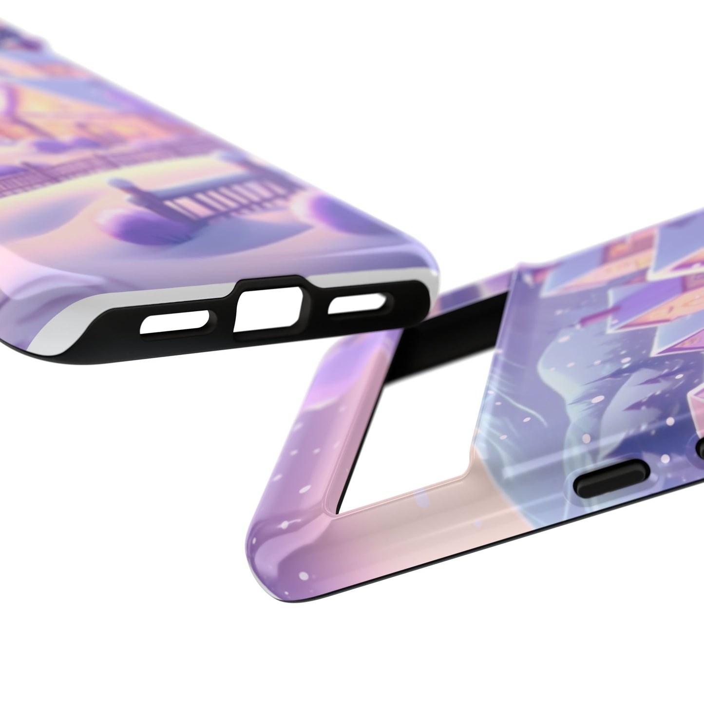 Purple Winter Wonderland Tough Phone Case