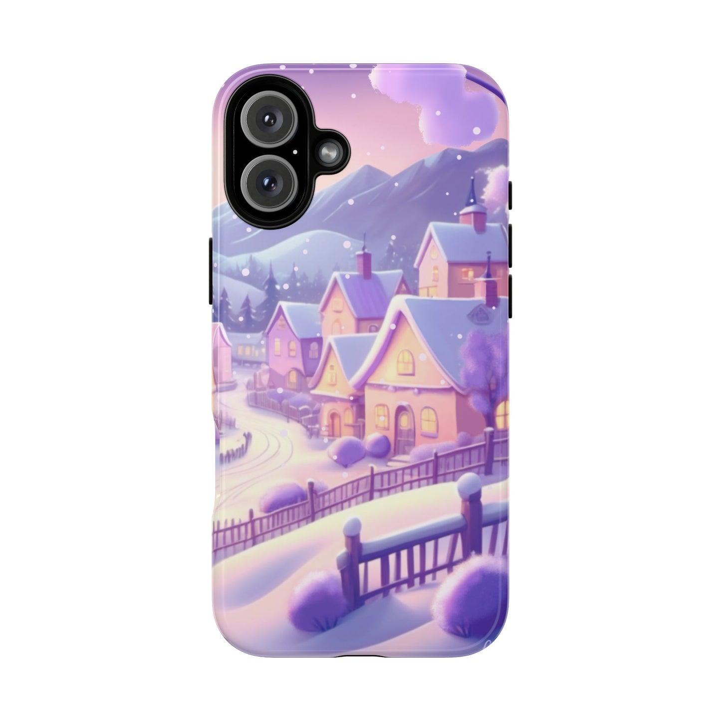 Purple Winter Wonderland Tough Phone Case