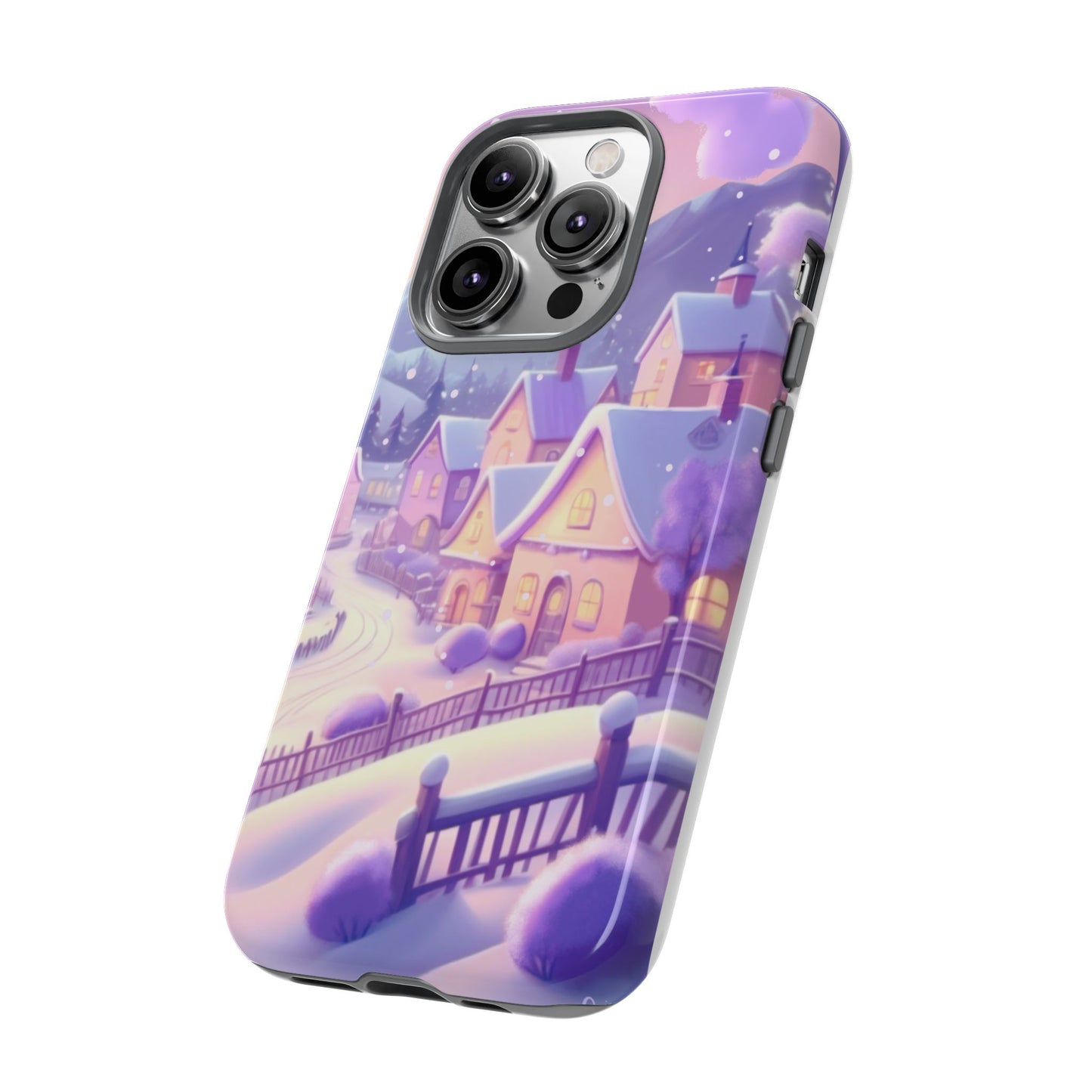 Purple Winter Wonderland Tough Phone Case