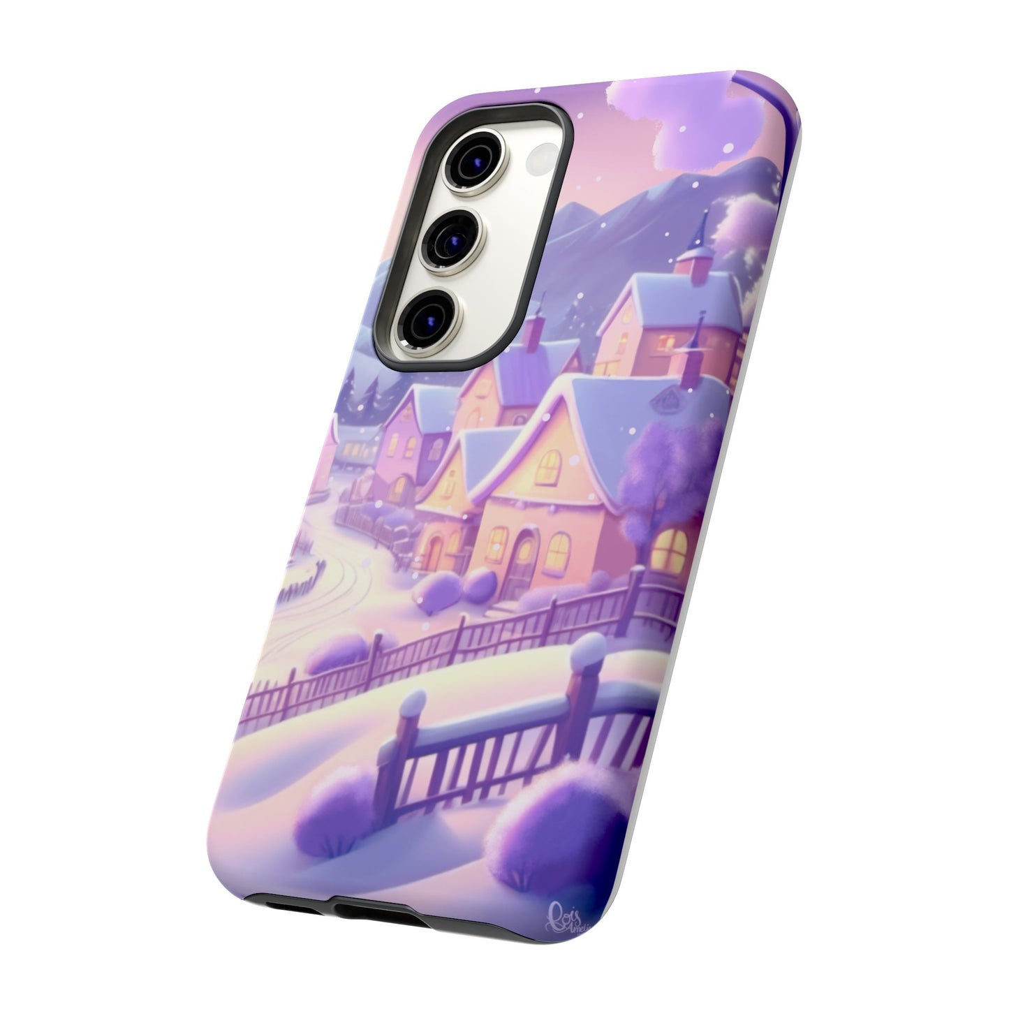 Purple Winter Wonderland Tough Phone Case