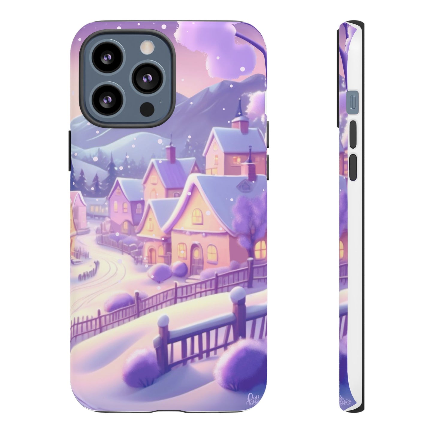 Purple Winter Wonderland Tough Phone Case