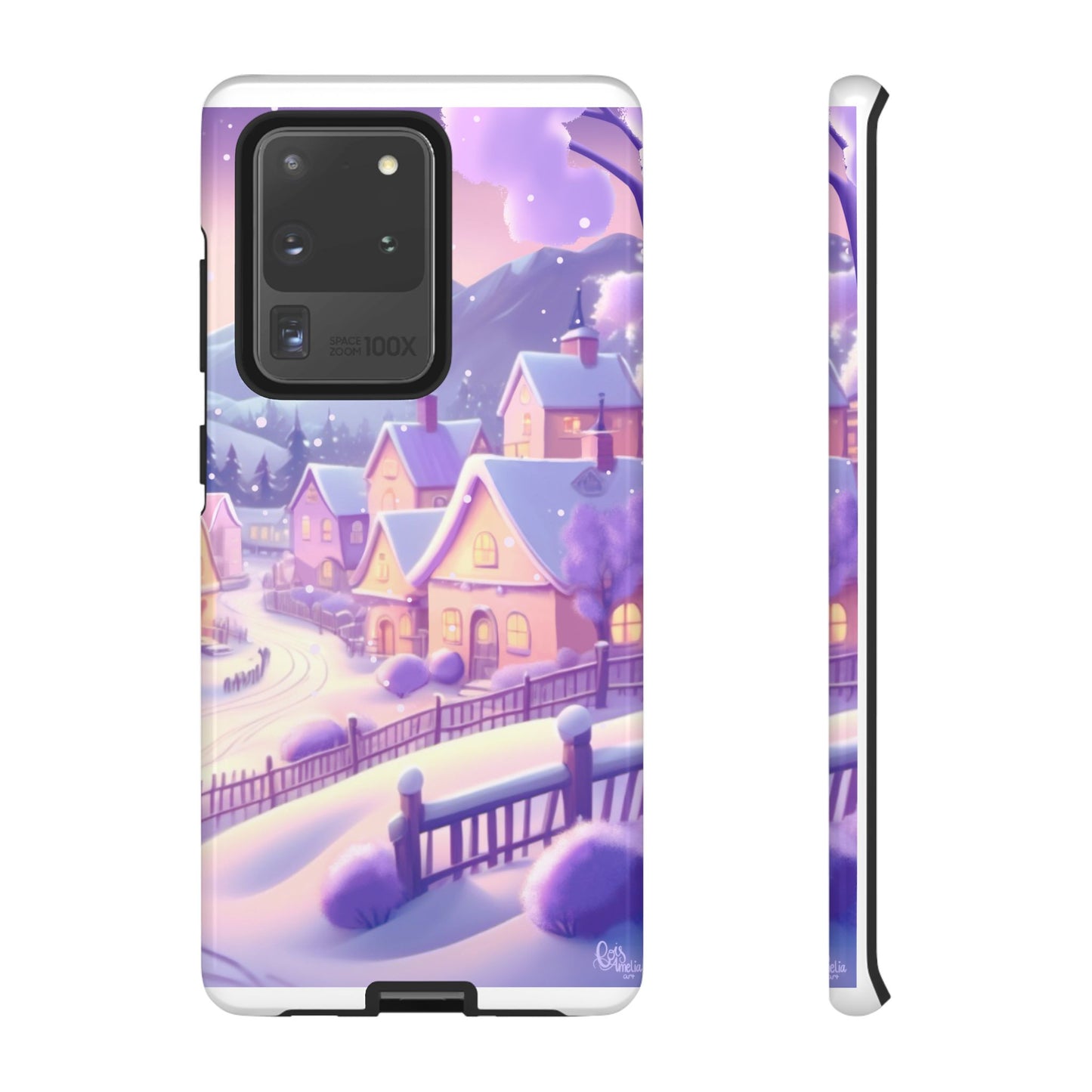 Purple Winter Wonderland Tough Phone Case