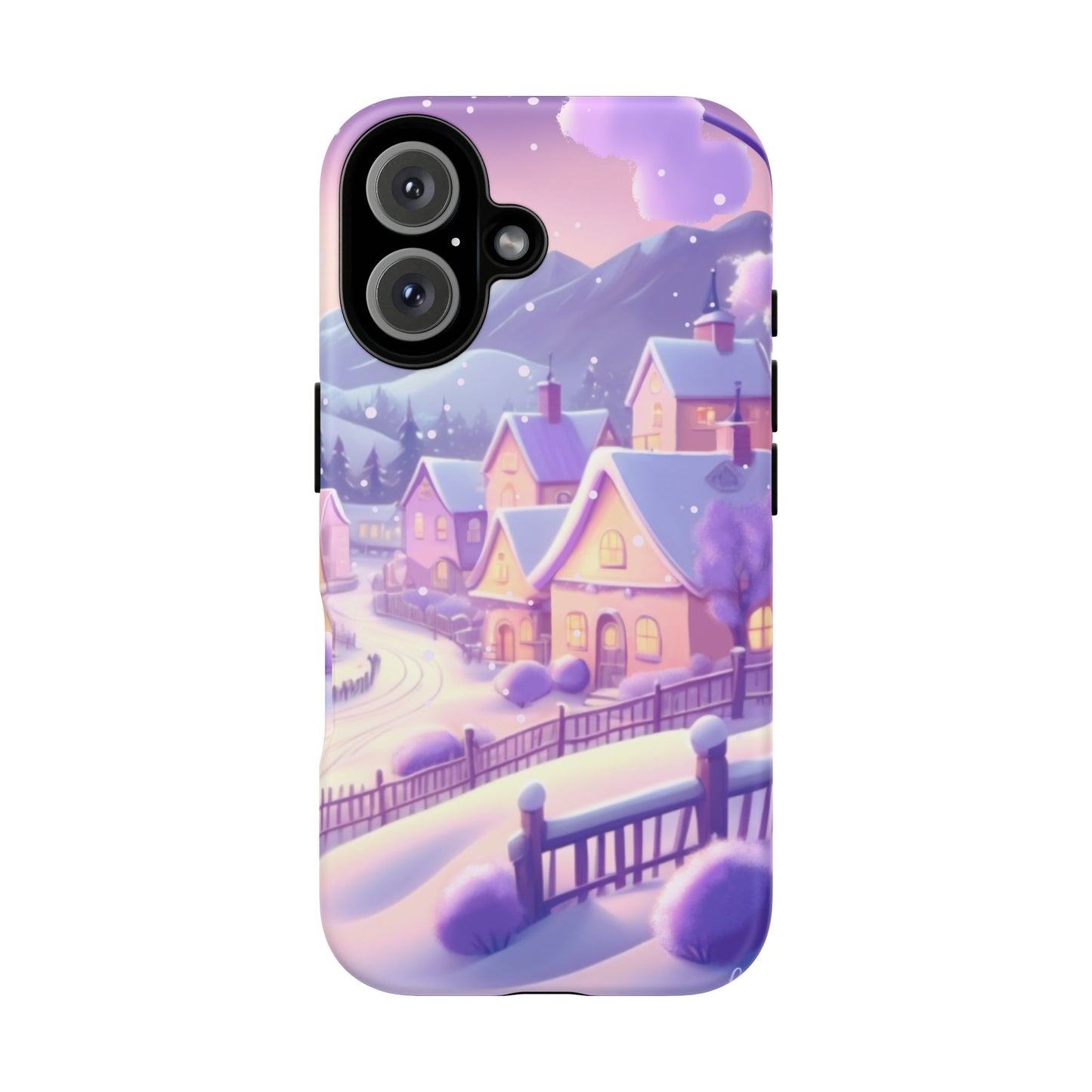 Purple Winter Wonderland Tough Phone Case