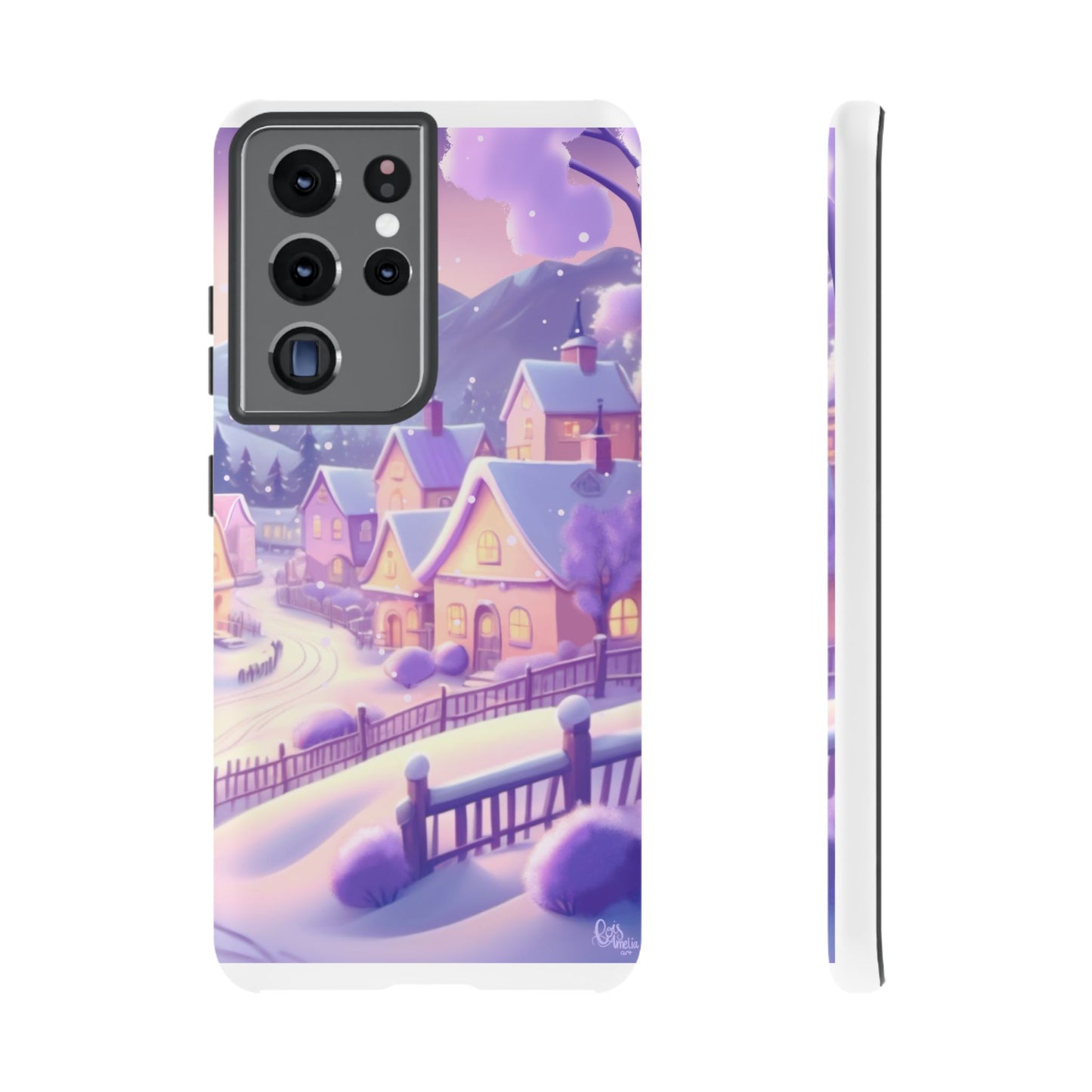 Purple Winter Wonderland Tough Phone Case