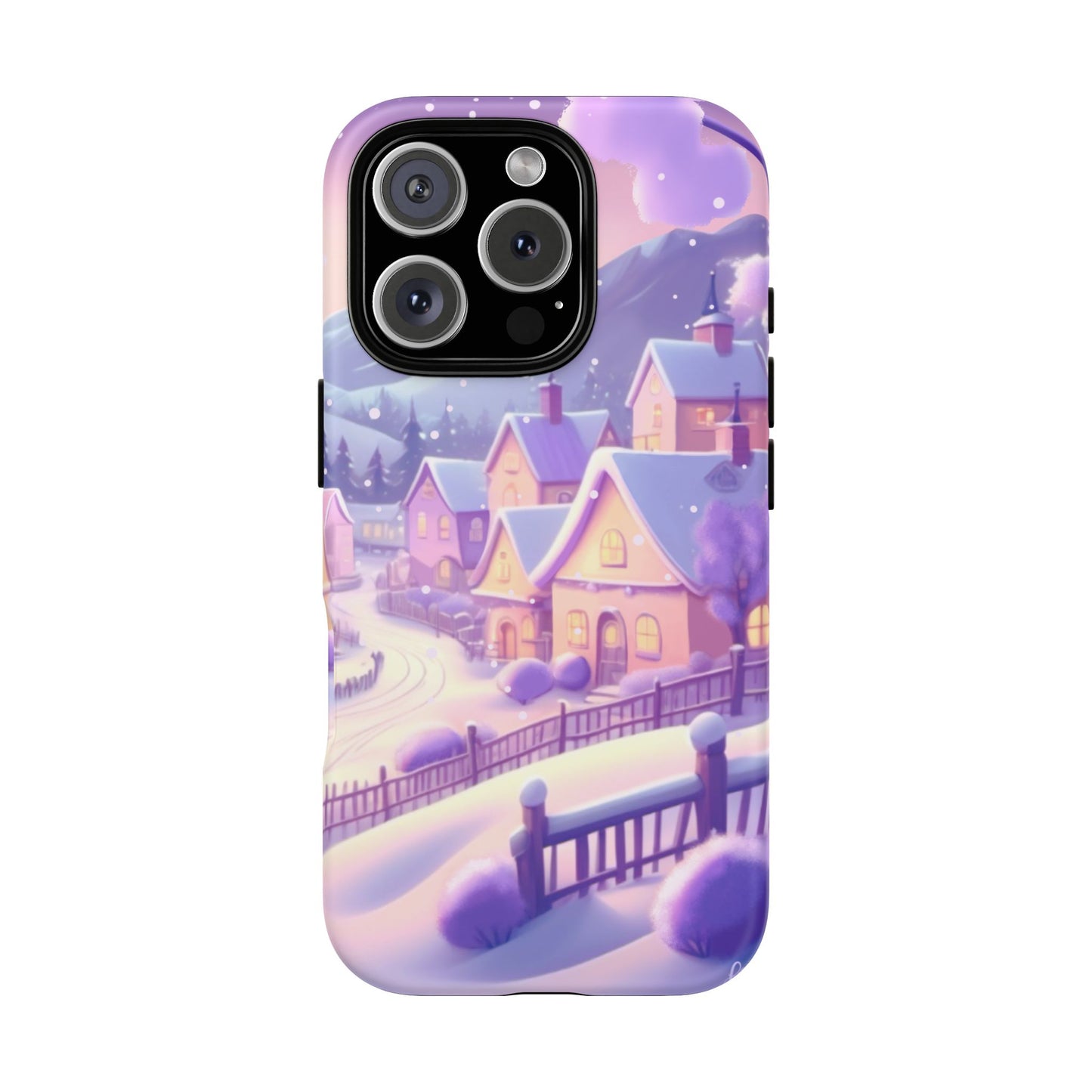 Purple Winter Wonderland Tough Phone Case