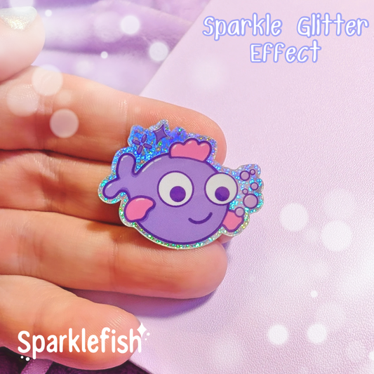 SparkleFish Glitter Sticker