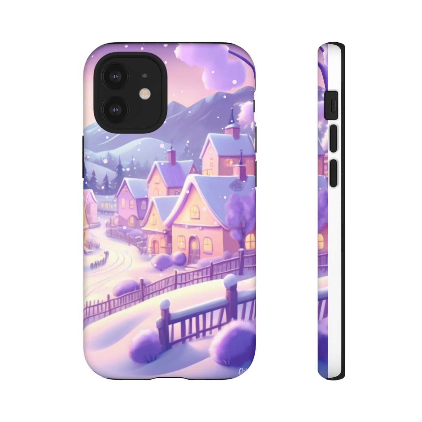 Purple Winter Wonderland Tough Phone Case