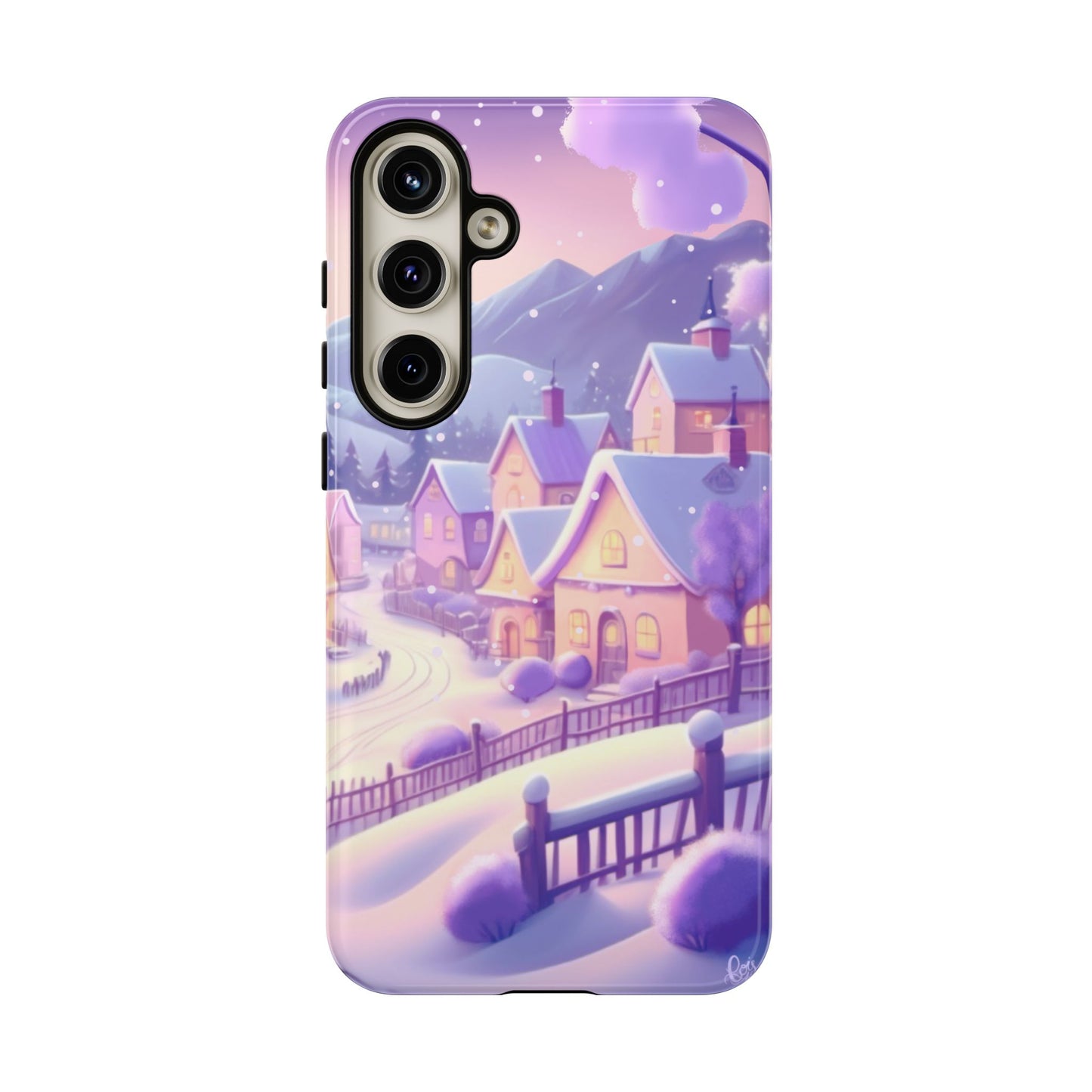 Purple Winter Wonderland Tough Phone Case