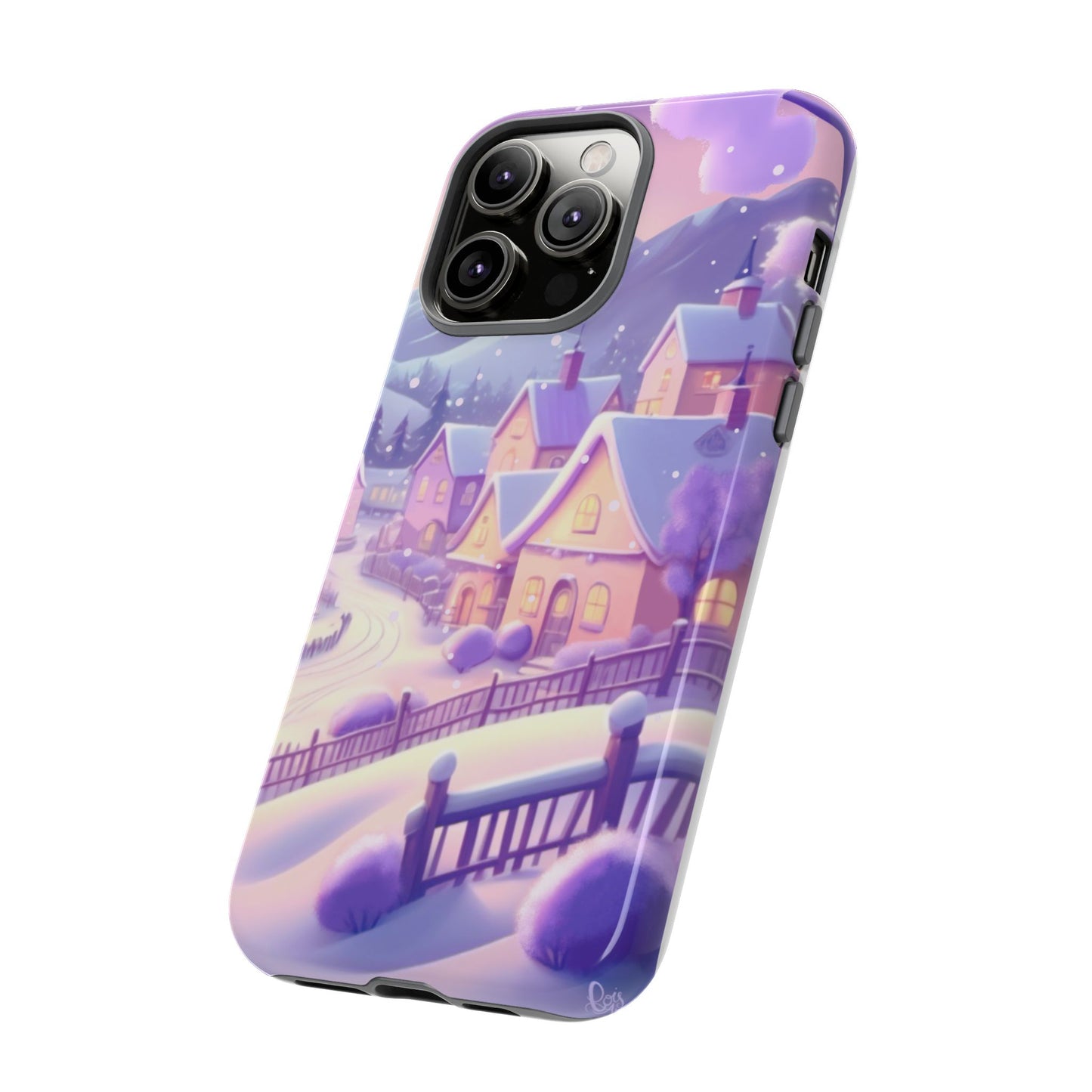 Purple Winter Wonderland Tough Phone Case