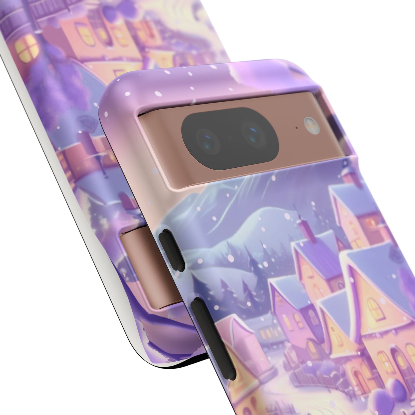 Purple Winter Wonderland Tough Phone Case