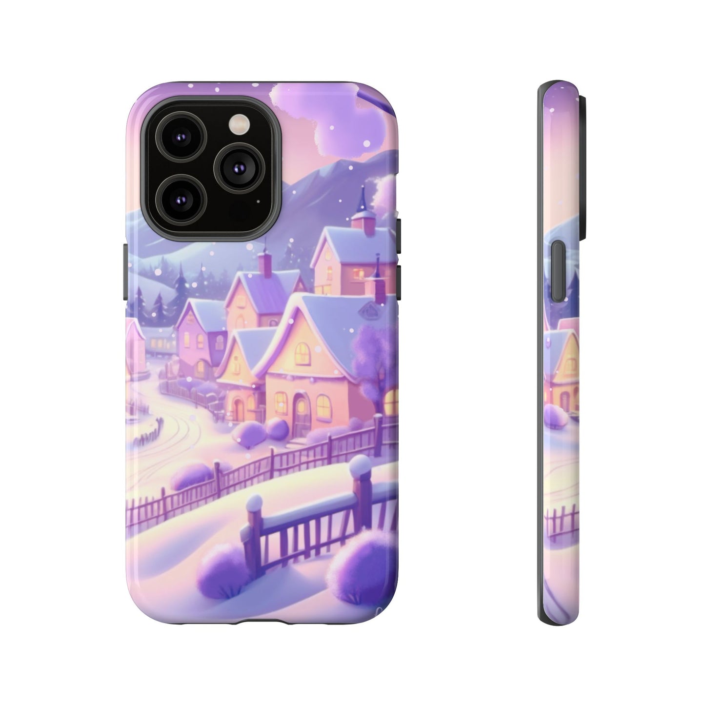 Purple Winter Wonderland Tough Phone Case