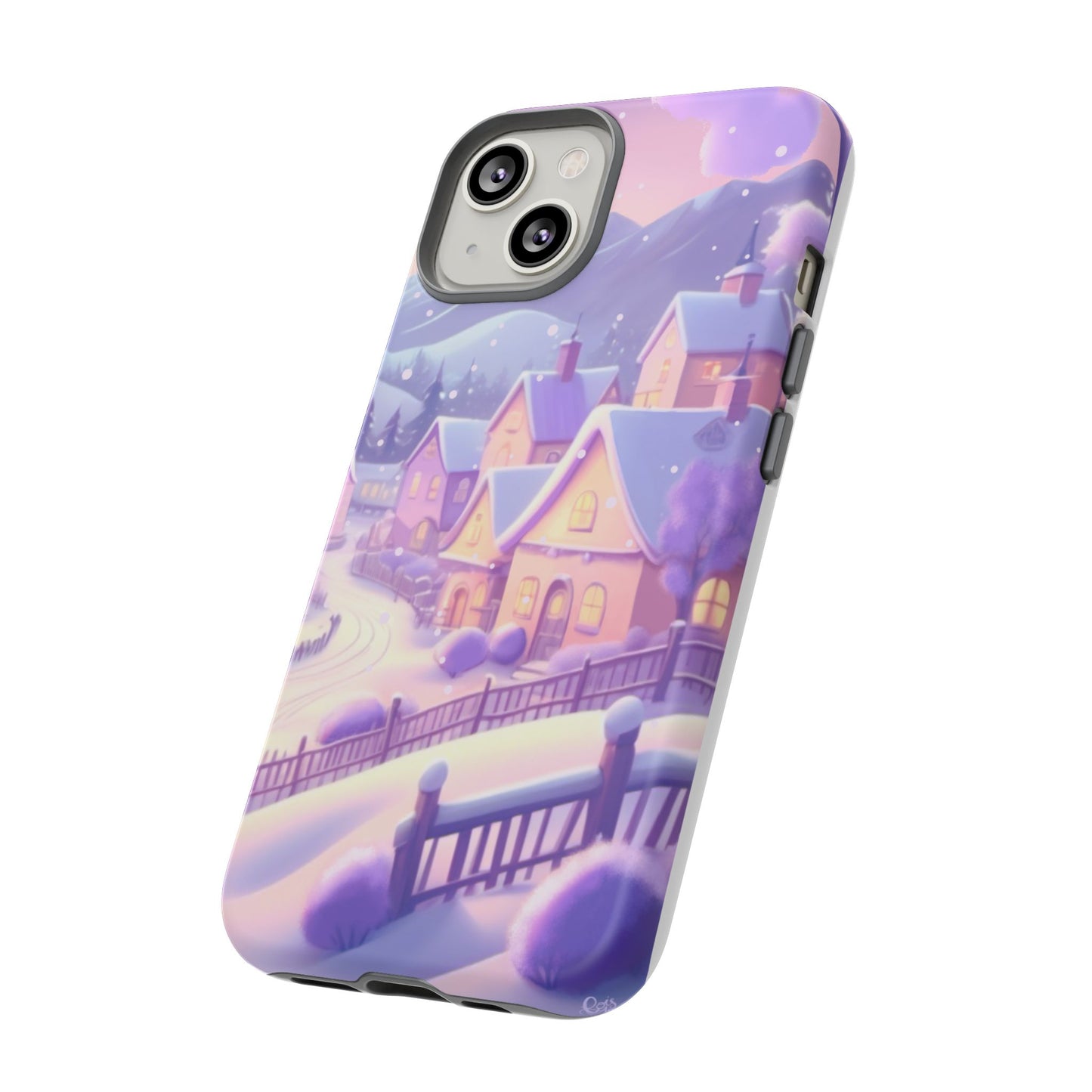 Purple Winter Wonderland Tough Phone Case