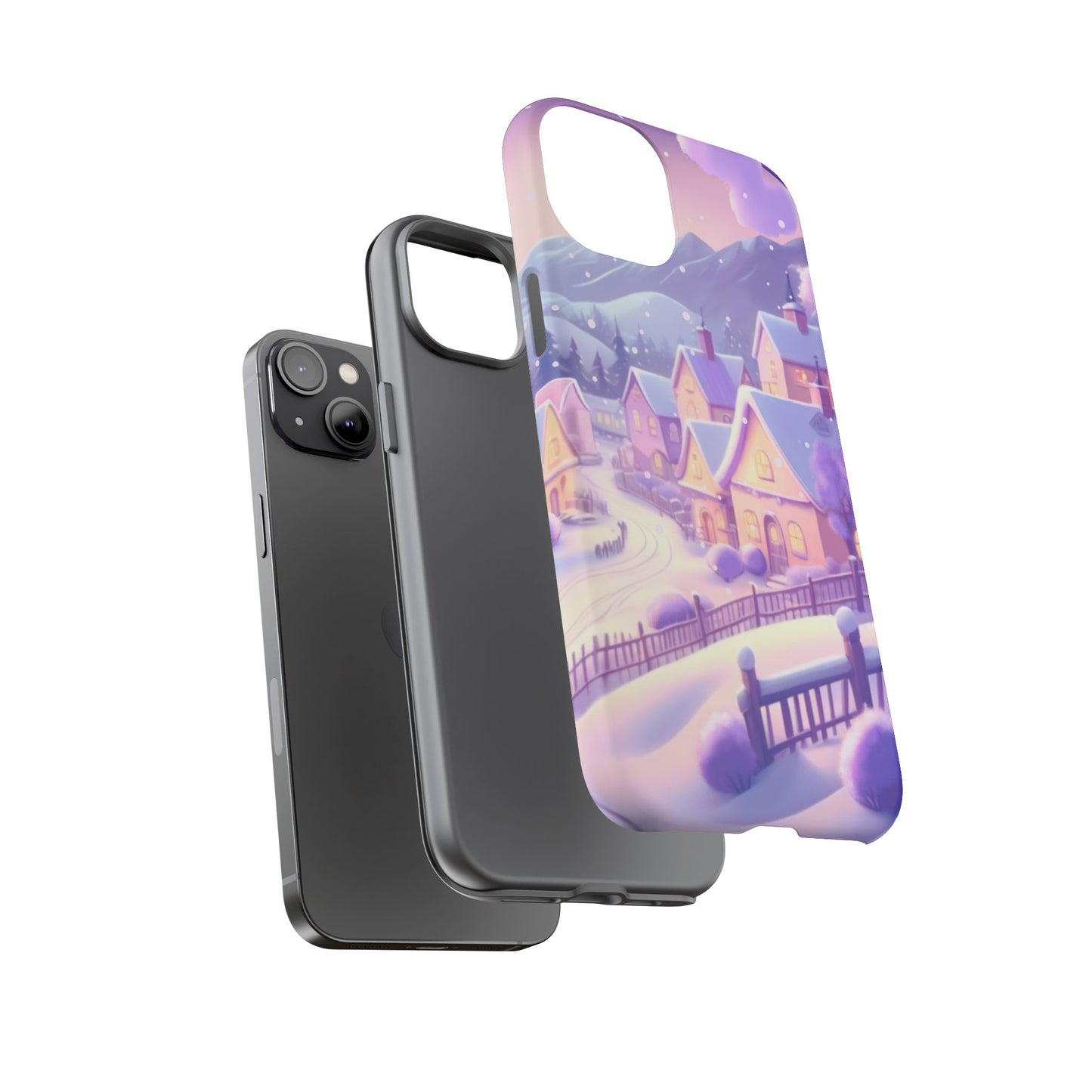 Purple Winter Wonderland Tough Phone Case