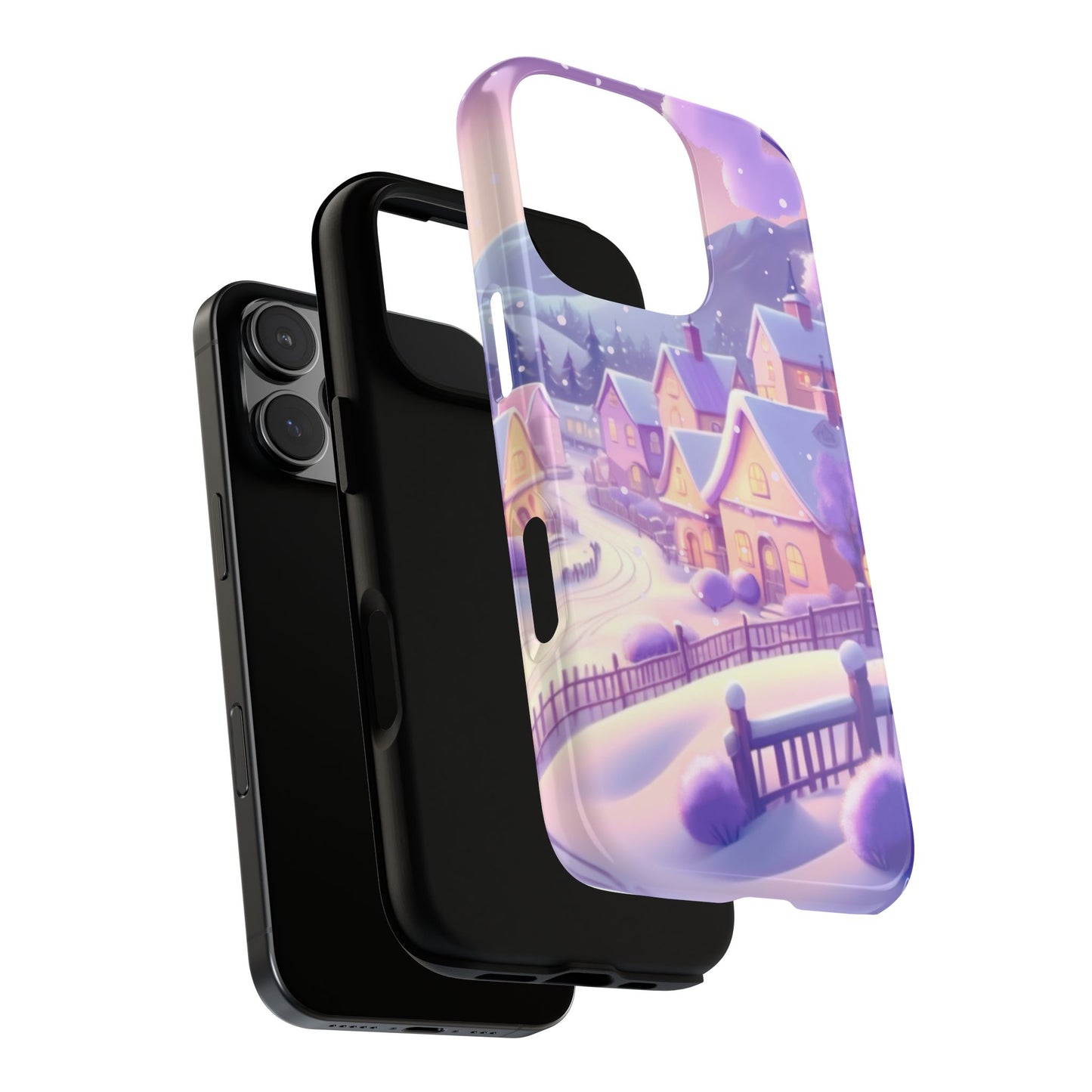 Purple Winter Wonderland Tough Phone Case