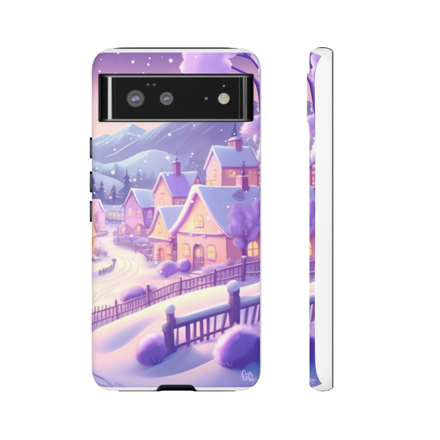 Purple Winter Wonderland Tough Phone Case