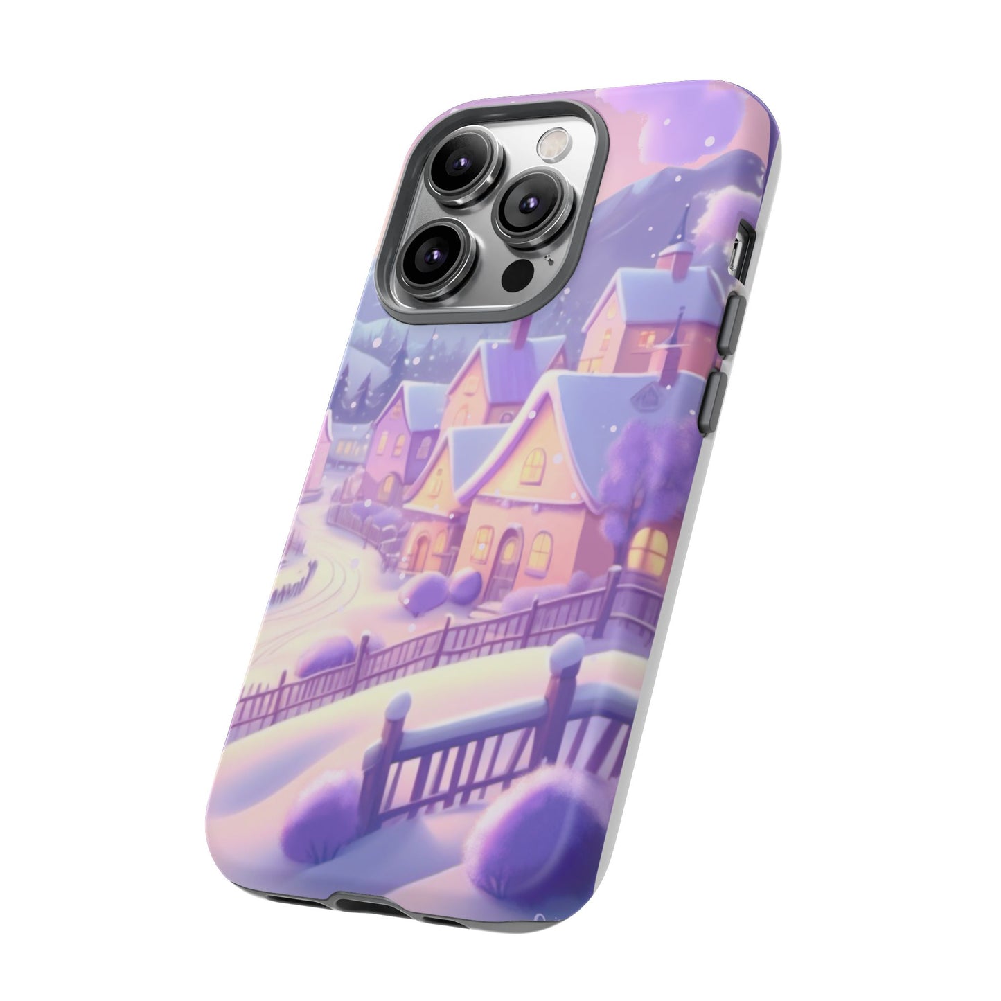 Purple Winter Wonderland Tough Phone Case